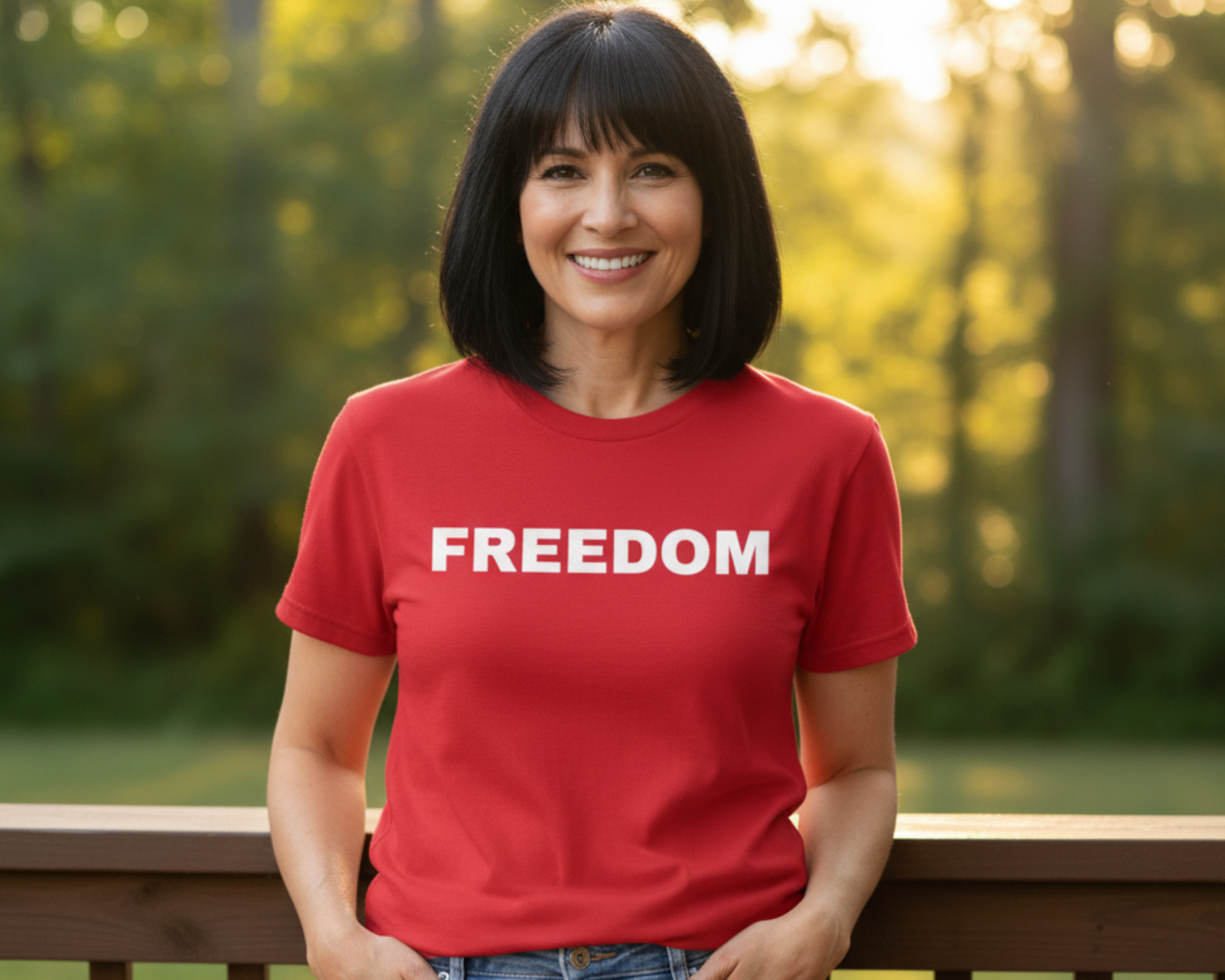 Patriotic Tee - FREEDOM product thumbnail image Patriotic Tee - FREEDOM product thumbnail image