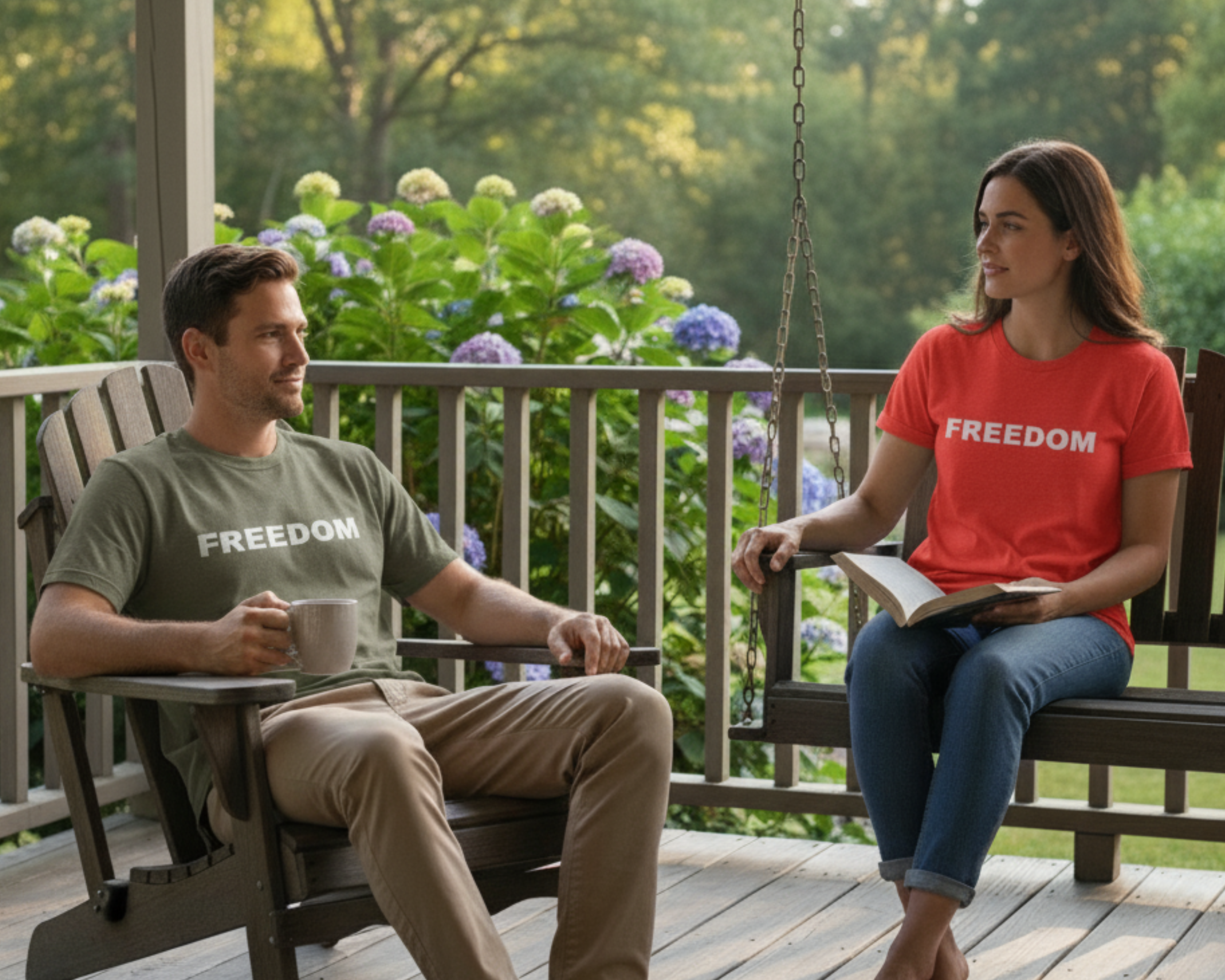 Patriotic Tee - FREEDOM product thumbnail image Patriotic Tee - FREEDOM product thumbnail image