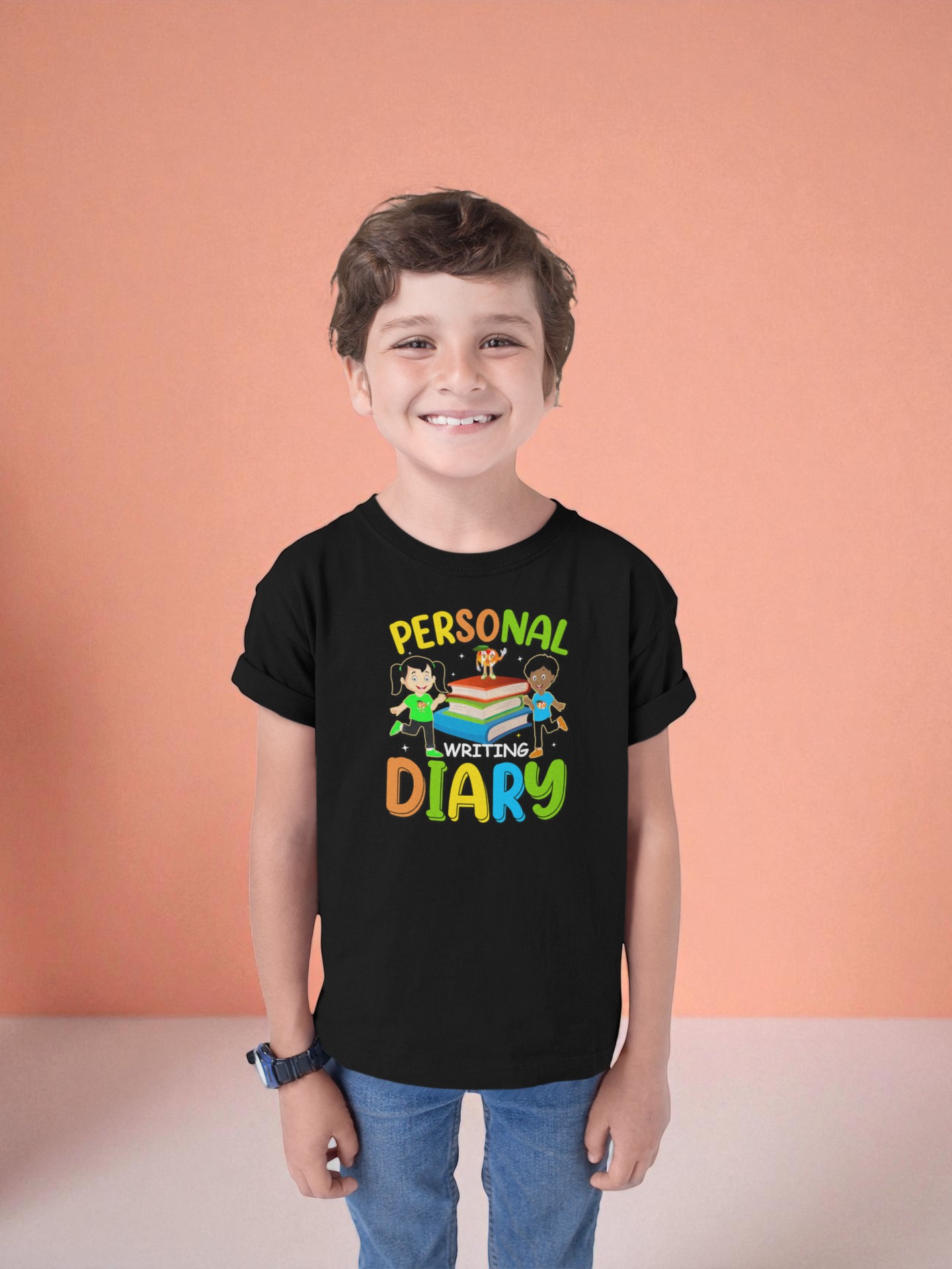 Personal Writing Diary Kids Softstyle Tee product thumbnail image