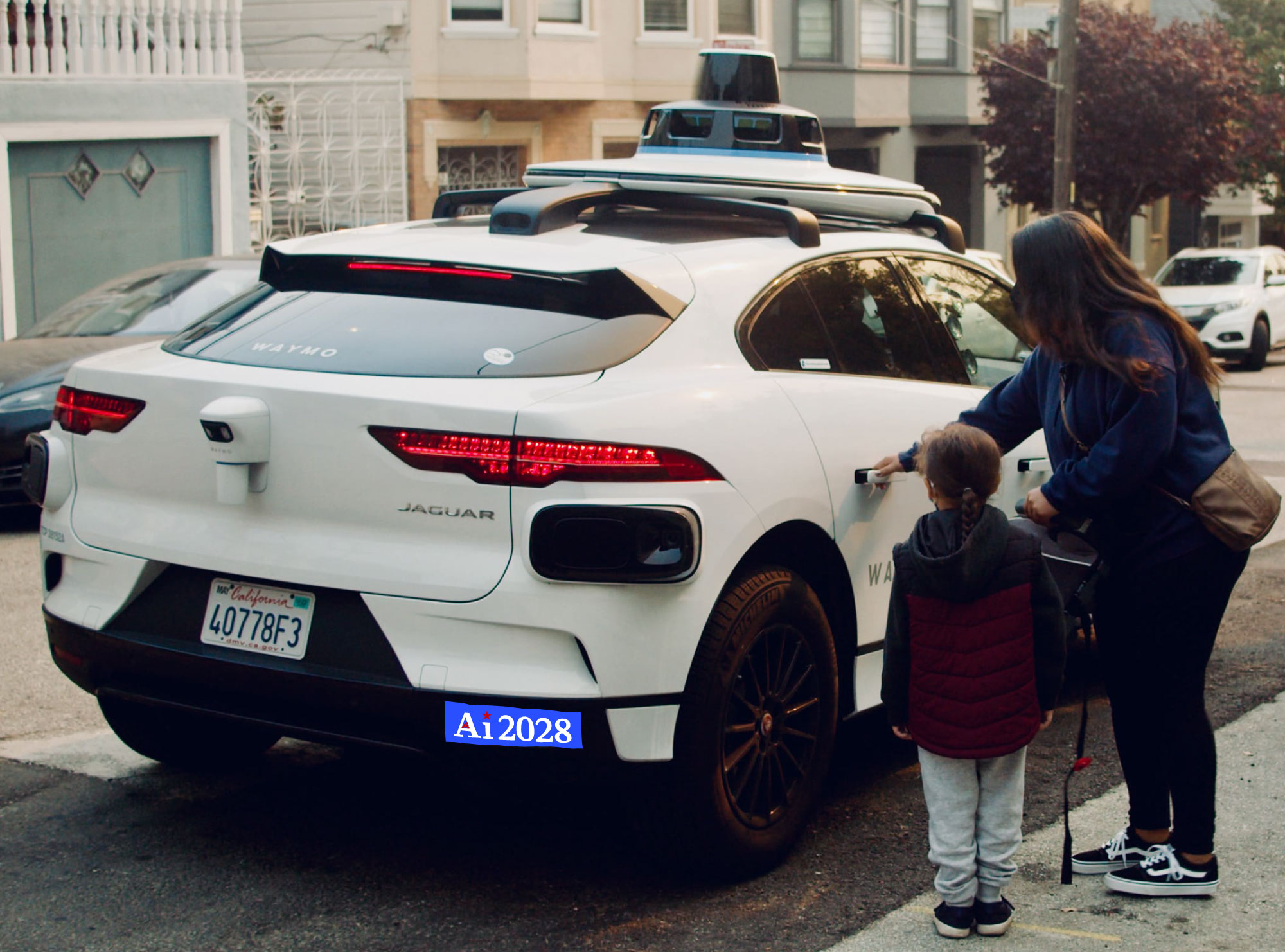 2028 Bumper Sticker Blue product thumbnail image