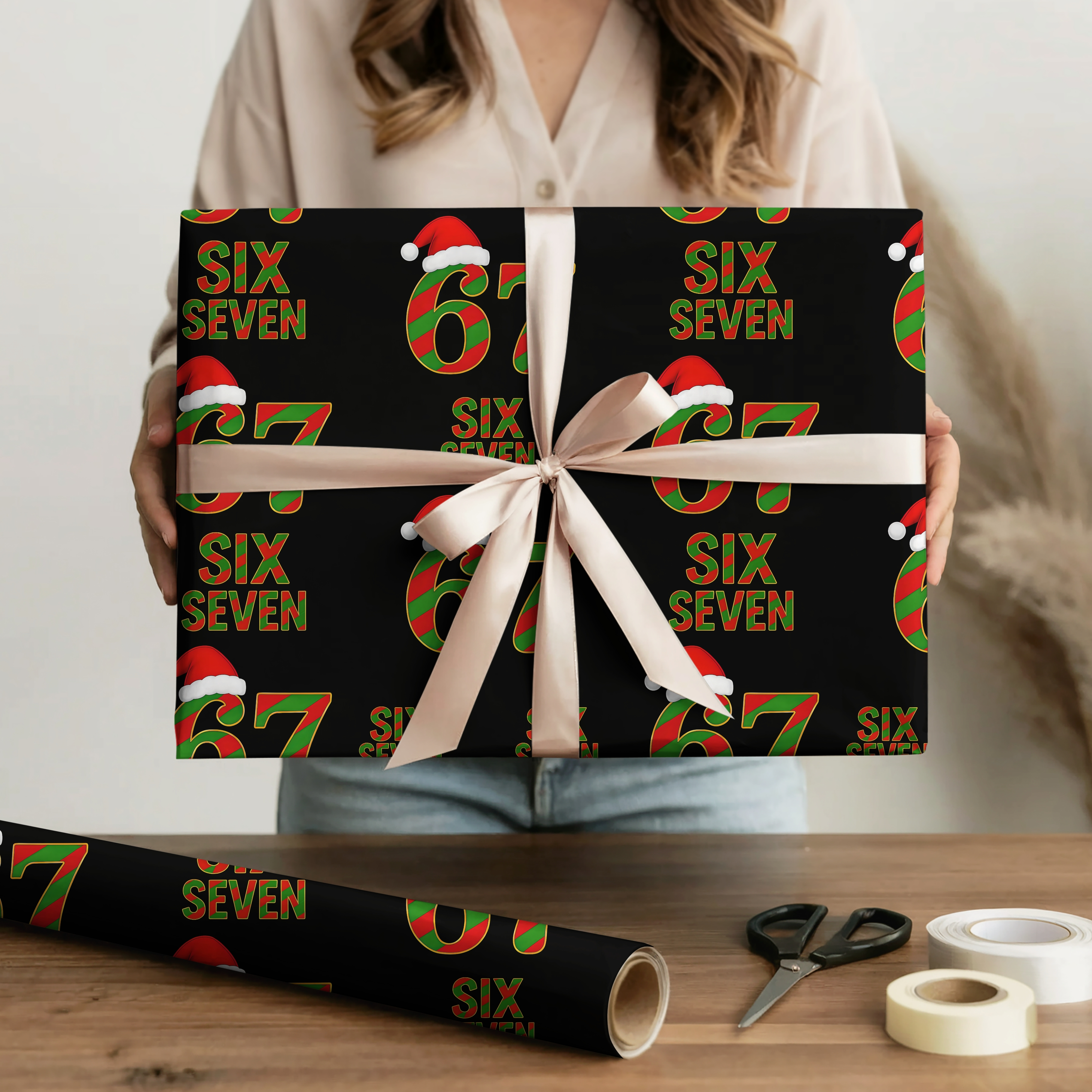 6 76 Christmas Wrappin Paper Festive Gift Wrapping Paper for Holidays and Celebrations product thumbnail image 6 76 Christmas Wrappin Paper Festive Gift Wrapping Paper for Holidays and Celebrations product thumbnail image