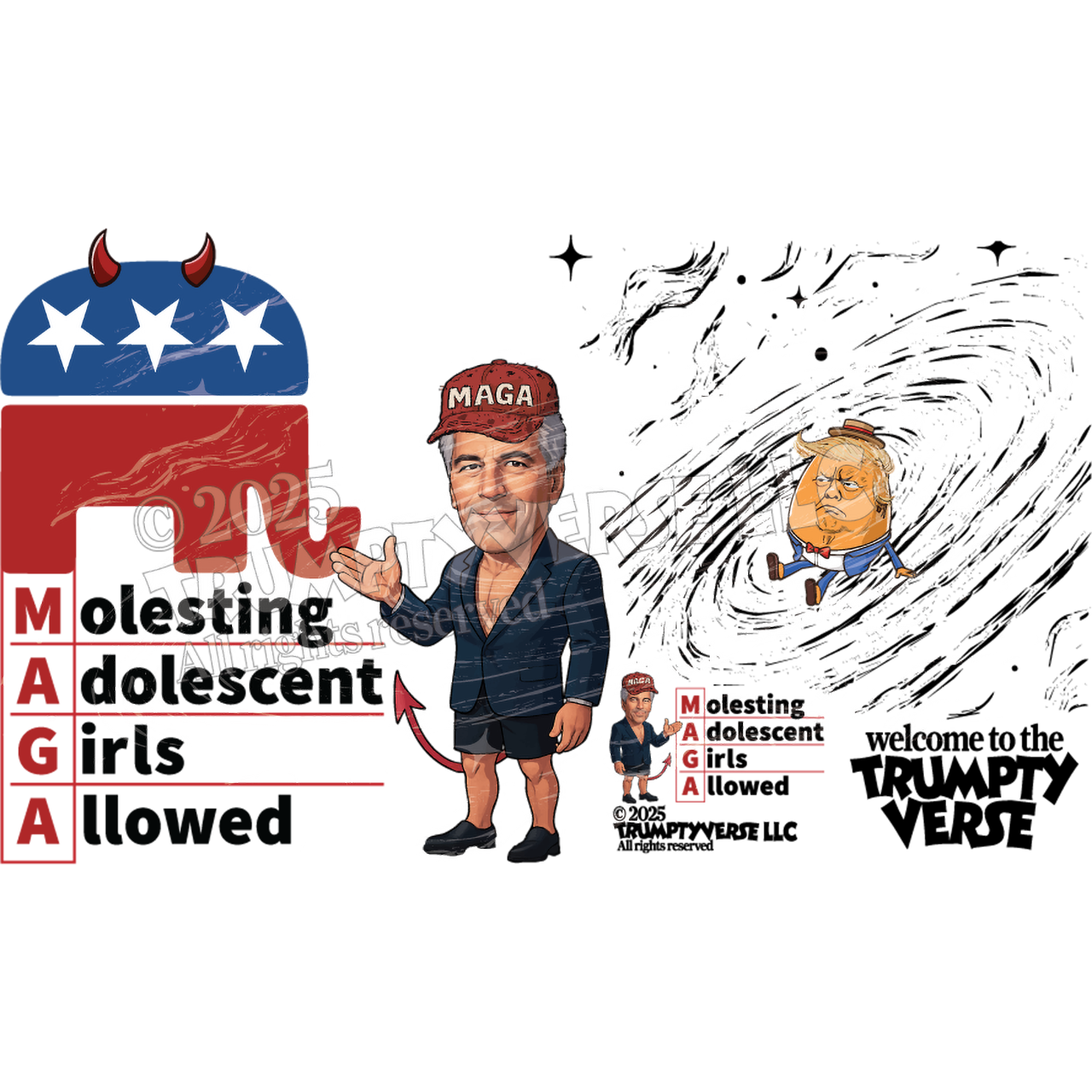 MAGA Actually Means - Controversial Political Shot Glass - Trumpty Humor & Satire product thumbnail image MAGA Actually Means - Controversial Political Shot Glass - Trumpty Humor & Satire product thumbnail image