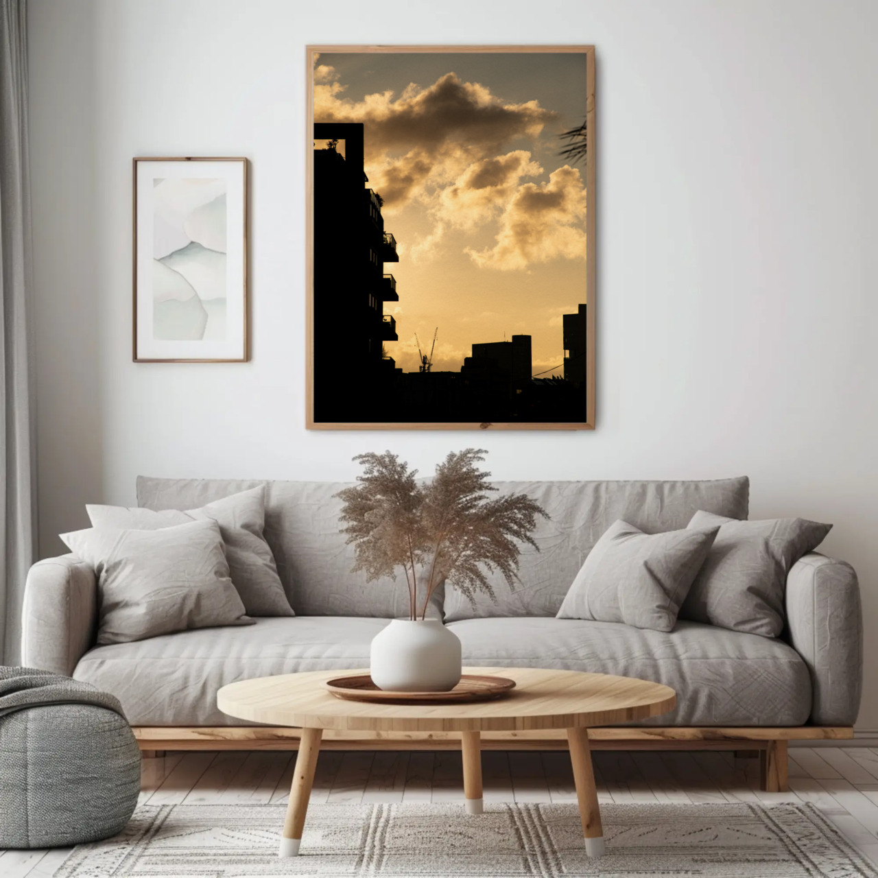 Framed Fine Art Prints - Sunset Silhouette Wall Decor Framed Fine Art Prints - Sunset Silhouette Wall Decor