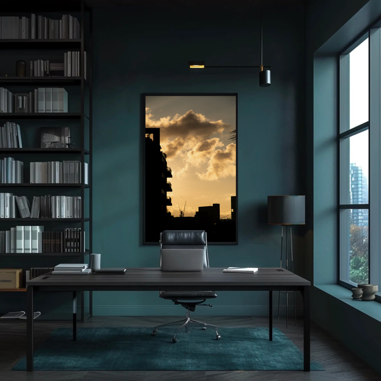 Framed Fine Art Prints - Sunset Silhouette Wall Decor product thumbnail image