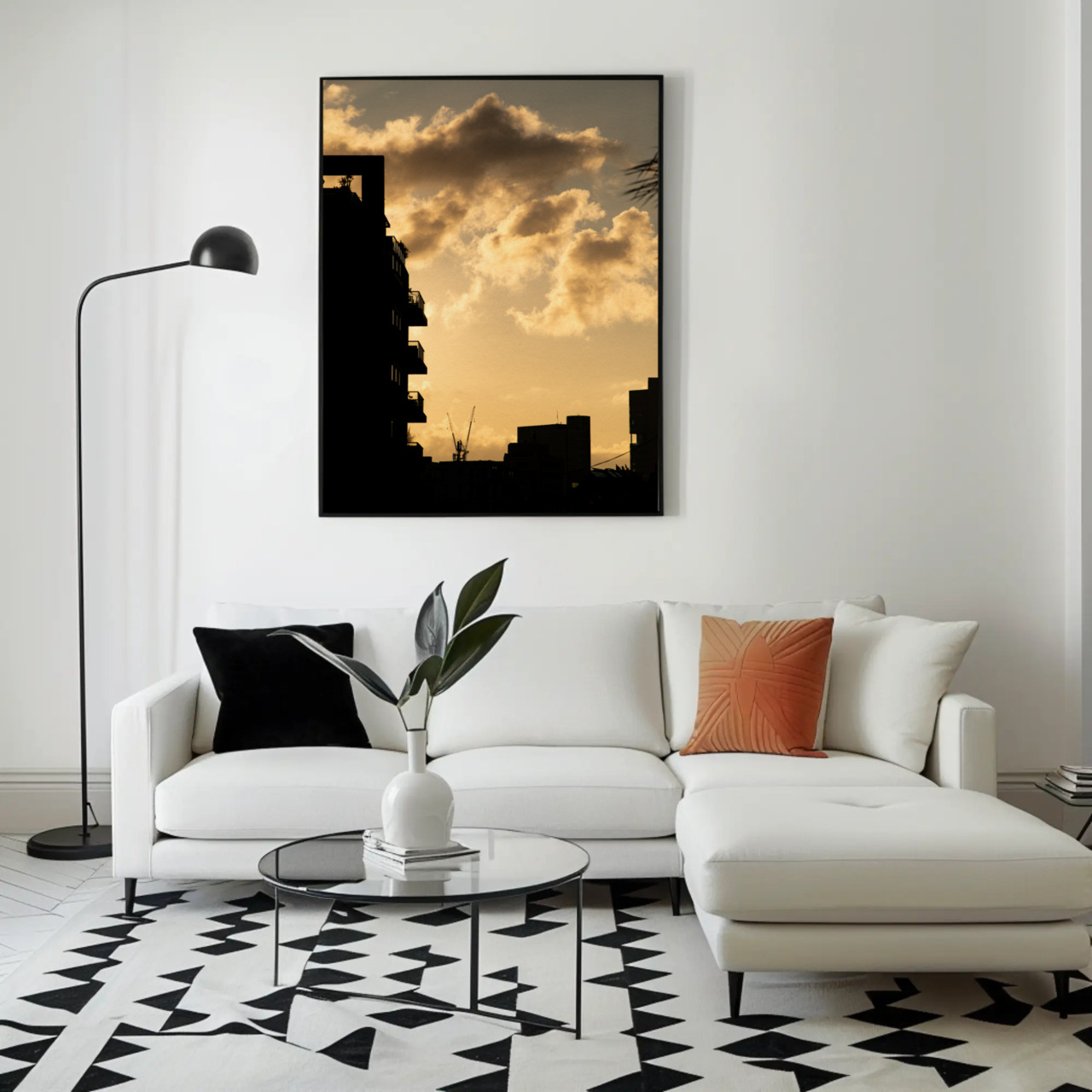 Framed Fine Art Prints - Sunset Silhouette Wall Decor product thumbnail image