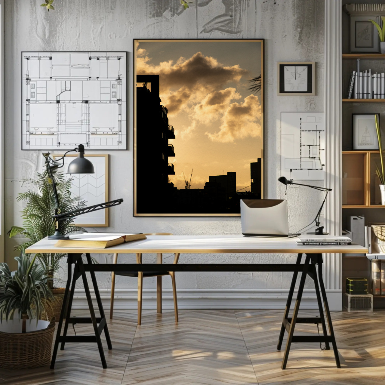 Framed Fine Art Prints - Sunset Silhouette Wall Decor product thumbnail image Framed Fine Art Prints - Sunset Silhouette Wall Decor product thumbnail image
