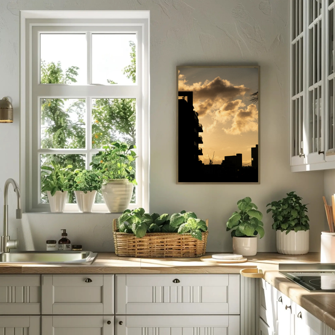 Framed Fine Art Prints - Sunset Silhouette Wall Decor product thumbnail image