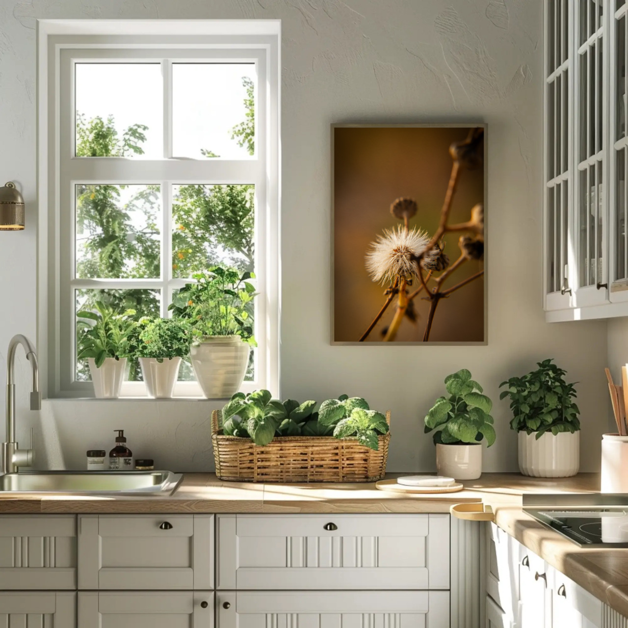 Morning Glow: A Macro Botanical Fine Art Giclée Print