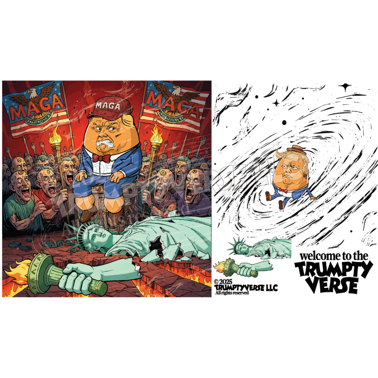 Altar of Trumpty Shot Glass - Controversial Political Satire - Trumpty Humor & Satire product thumbnail image Altar of Trumpty Shot Glass - Controversial Political Satire - Trumpty Humor & Satire product thumbnail image