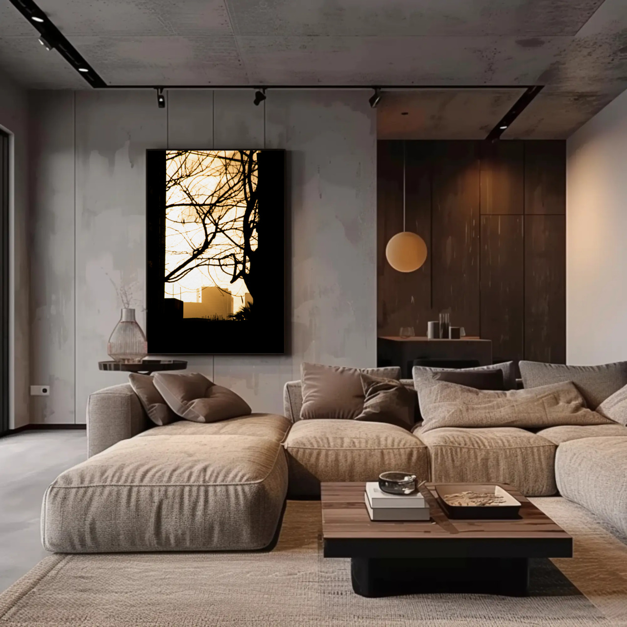 Golden Sunrise Silhouette Framed Print (16″ x 20″) product thumbnail image Golden Sunrise Silhouette Framed Print (16″ x 20″) product thumbnail image