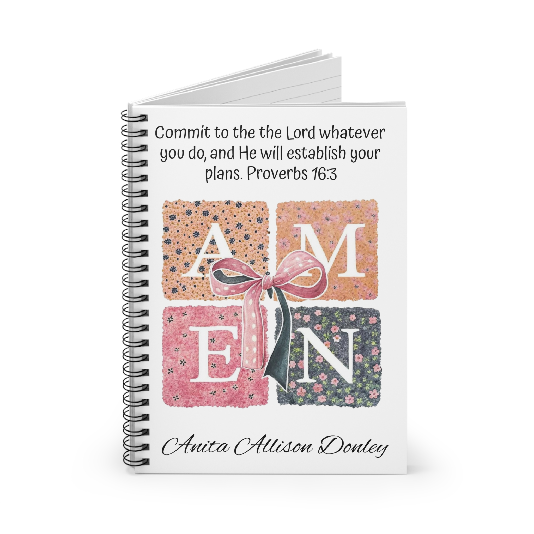 Customizable Spiral Notebook Customizable Spiral Notebook