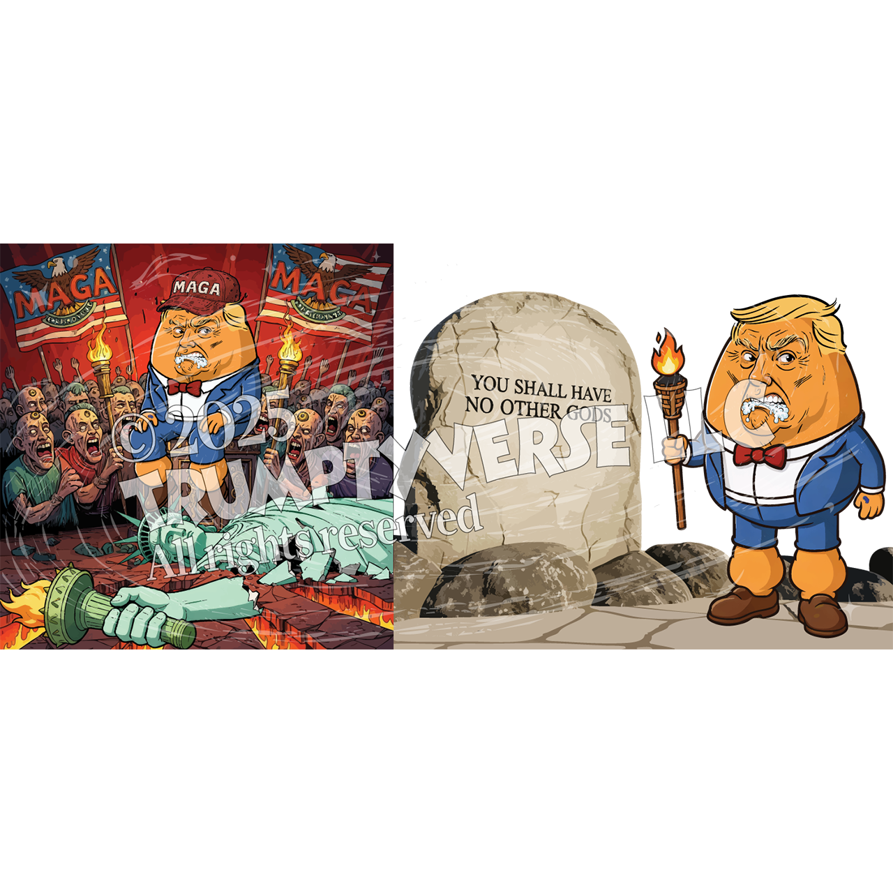 Altar of Trumpty Rocks Glass - Trumpty Political Satire product thumbnail image Altar of Trumpty Rocks Glass - Trumpty Political Satire product thumbnail image