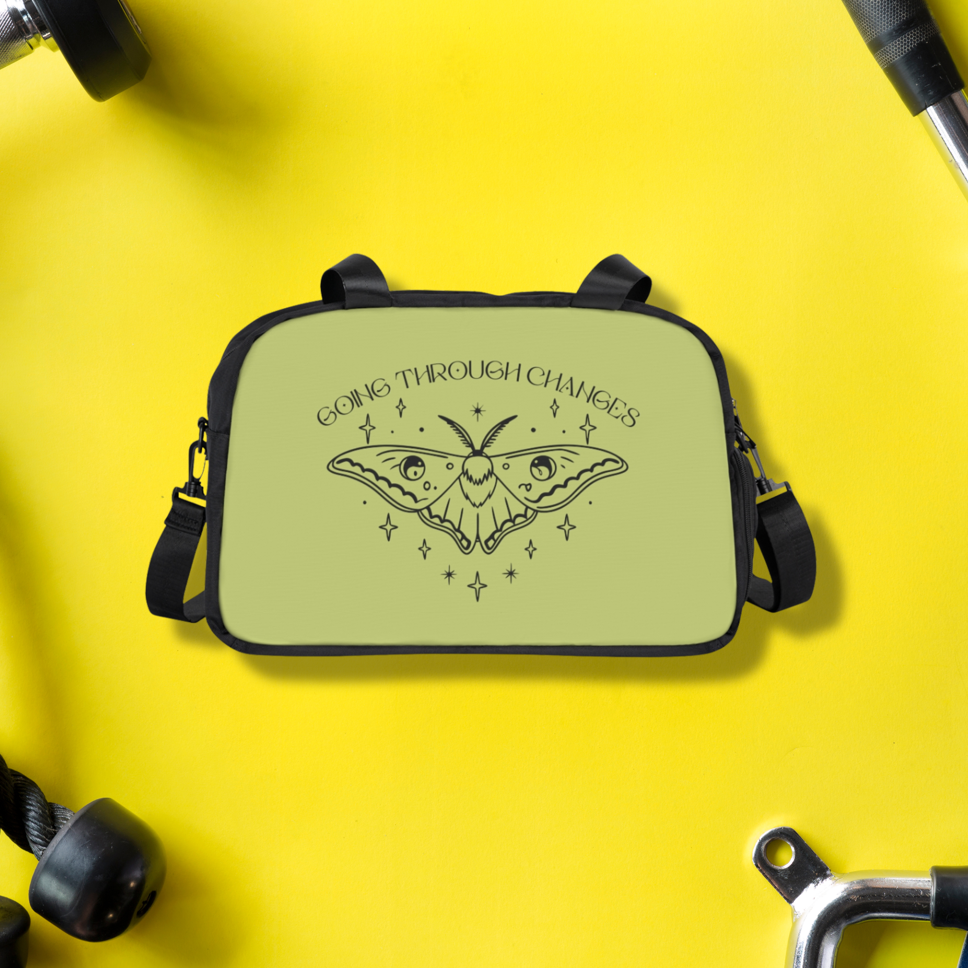 Going Through Changes Small Gym Bag