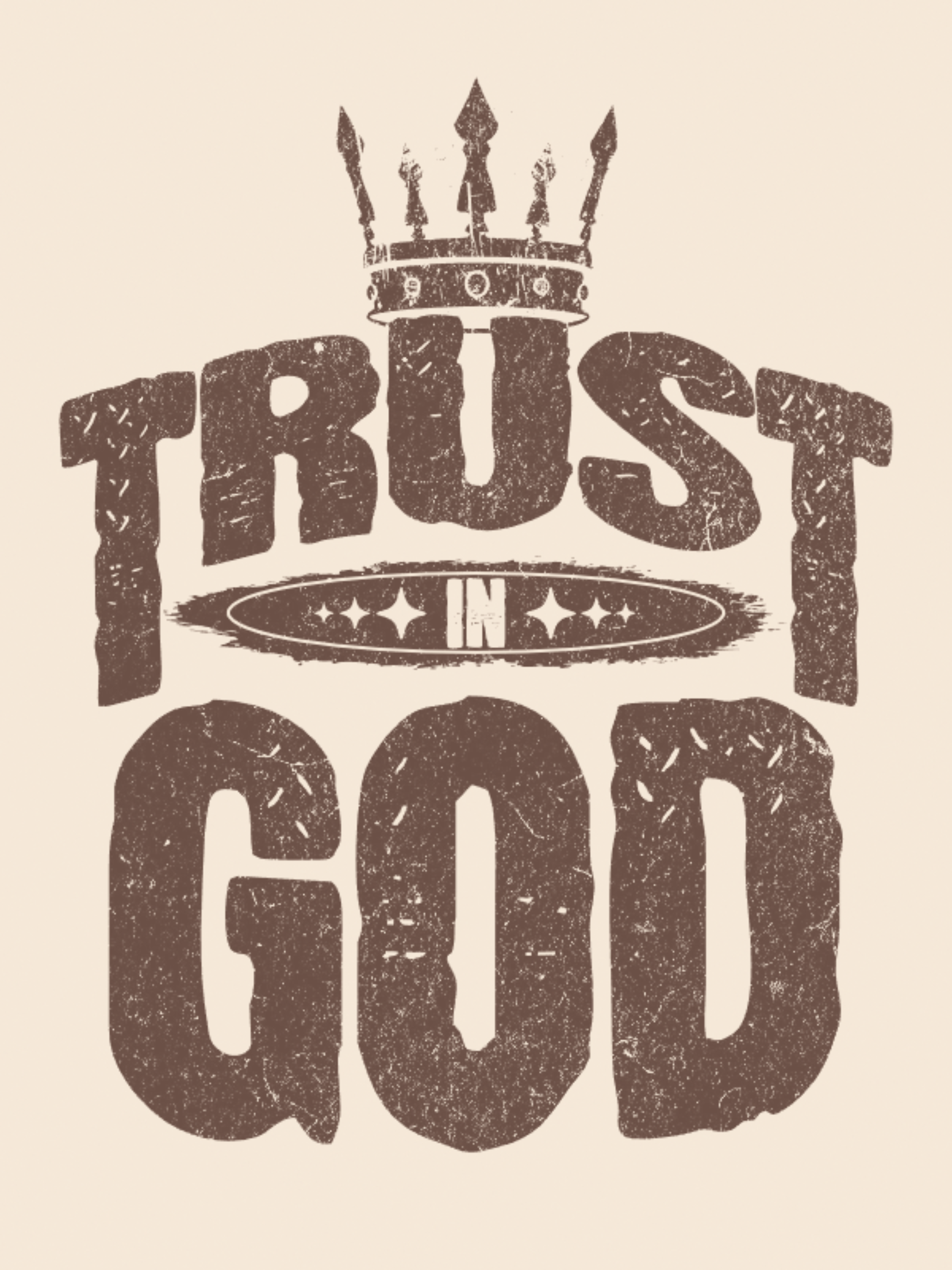 Inspirational Trust In God Lightweight Velveteen Plushie Blanket featuring a Bible Verse Scriptural product thumbnail image