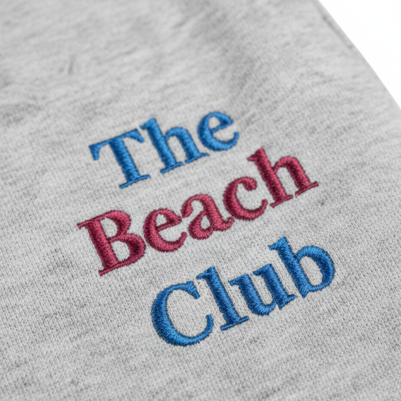Retro Beach Club Embroidered Unisex Joggers | Pink & Blue Thread | Cozy Coastal Loungewear | Summer Lovin’ Co. product thumbnail image Retro Beach Club Embroidered Unisex Joggers | Pink & Blue Thread | Cozy Coastal Loungewear | Summer Lovin’ Co. product thumbnail image