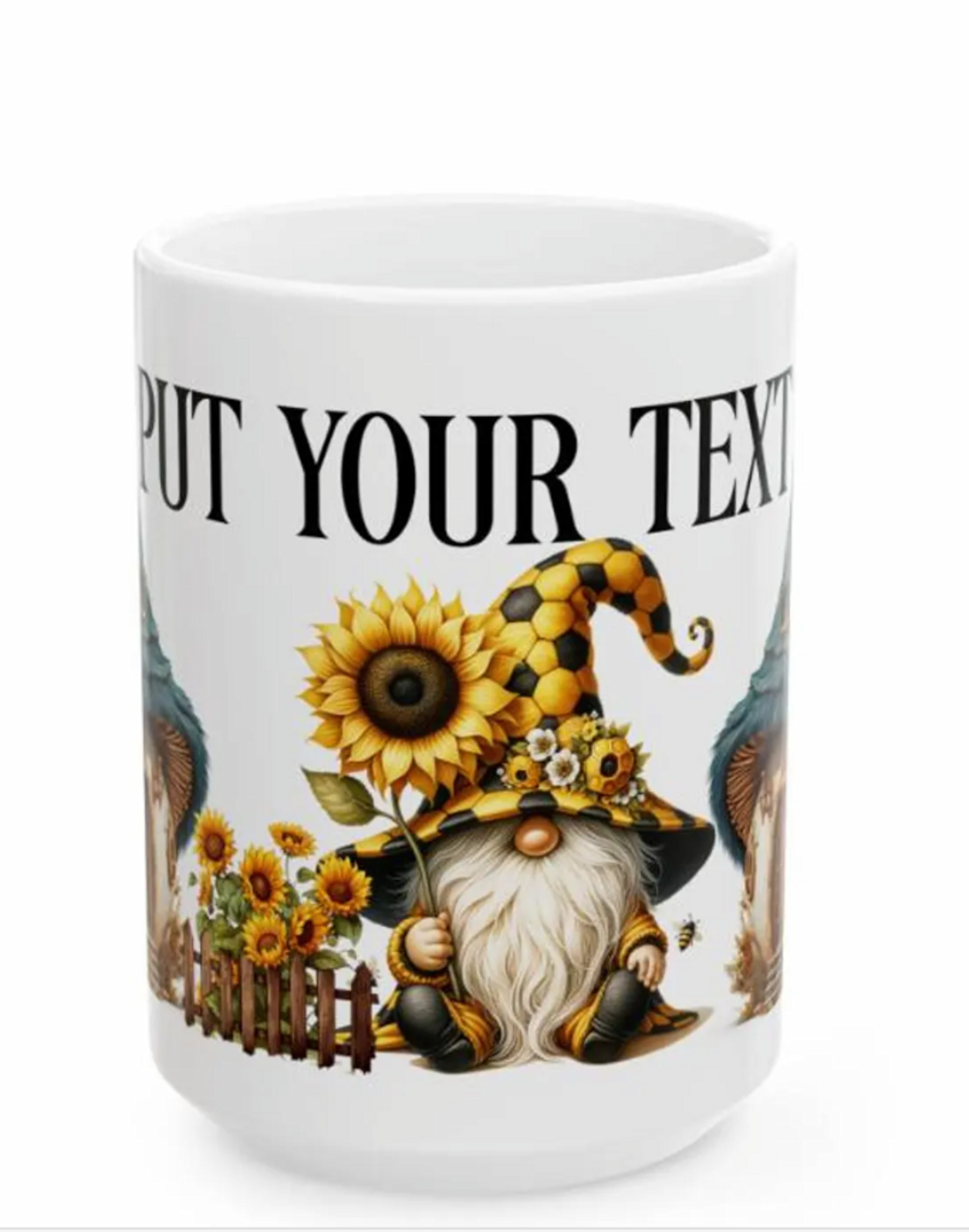 Personalized Gnome Garden Ceramic Coffee Mug-Ships Worldwide product thumbnail image