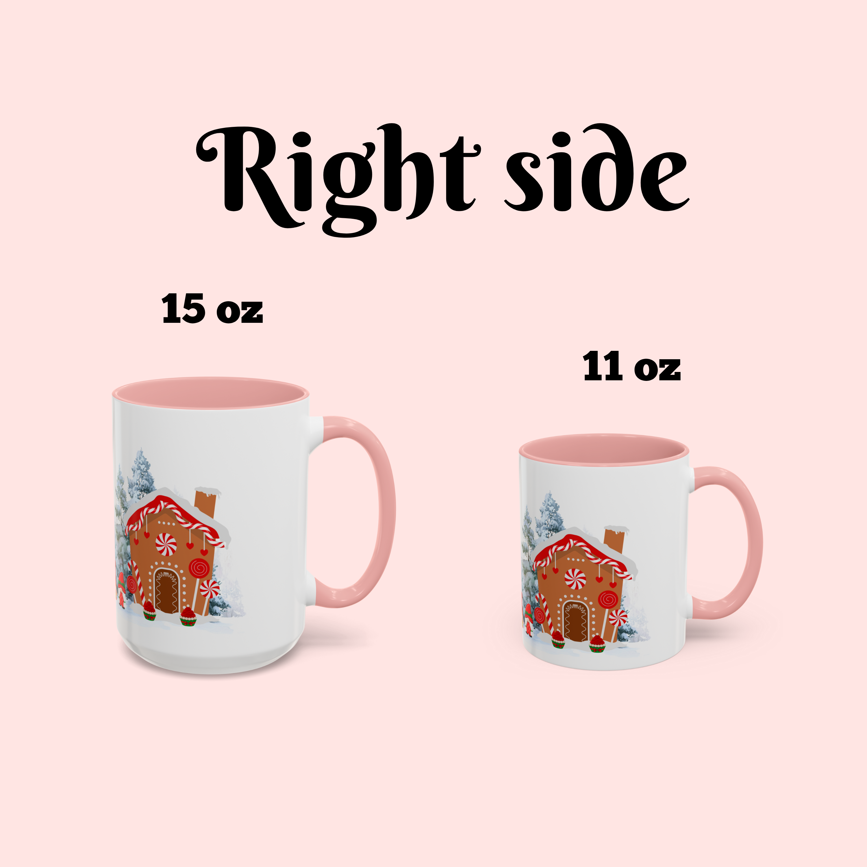Gnome Festive Ceramic Accent Mug with Gingerbread House &amp; Winter Scene product thumbnail image