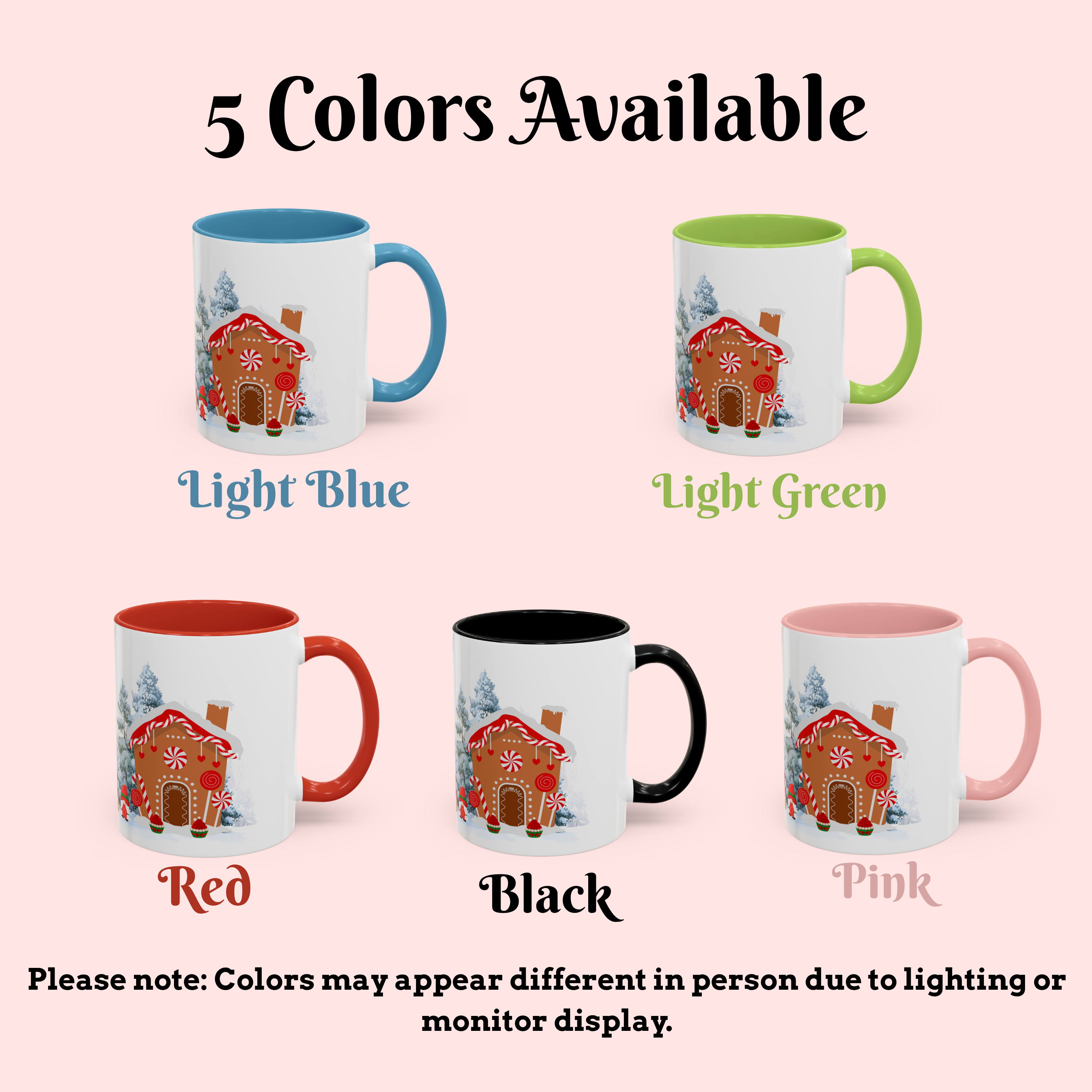 Gnome Festive Ceramic Accent Mug with Gingerbread House &amp; Winter Scene product thumbnail image