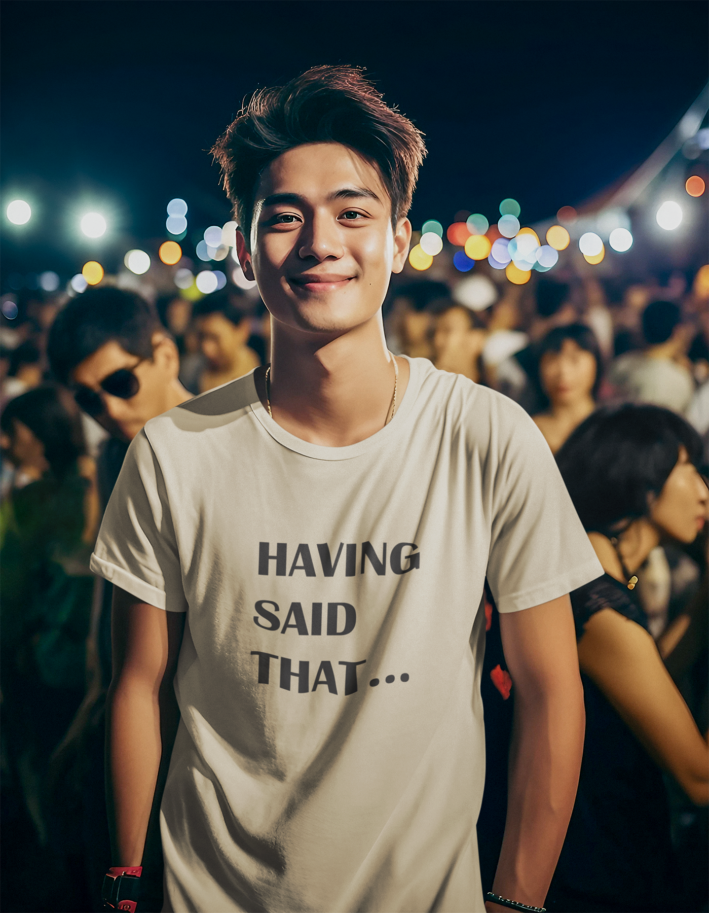 Having Said That Unisex Softstyle T-Shirt - Casual Statement Tee product thumbnail image Having Said That Unisex Softstyle T-Shirt - Casual Statement Tee product thumbnail image