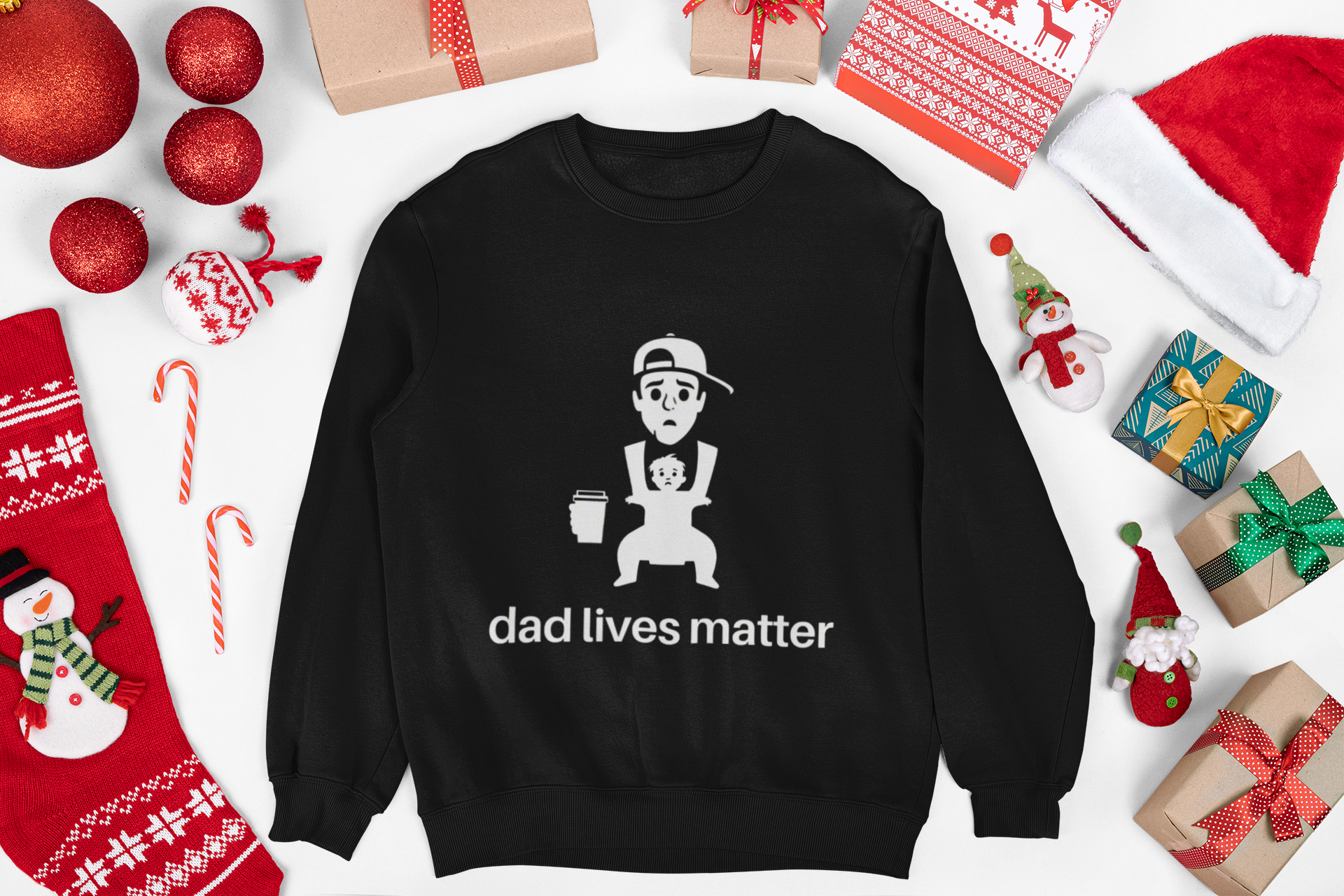 Dad Lives Matter Sweatshirt - Unisex Sponge Fleece Raglan product thumbnail image Dad Lives Matter Sweatshirt - Unisex Sponge Fleece Raglan product thumbnail image