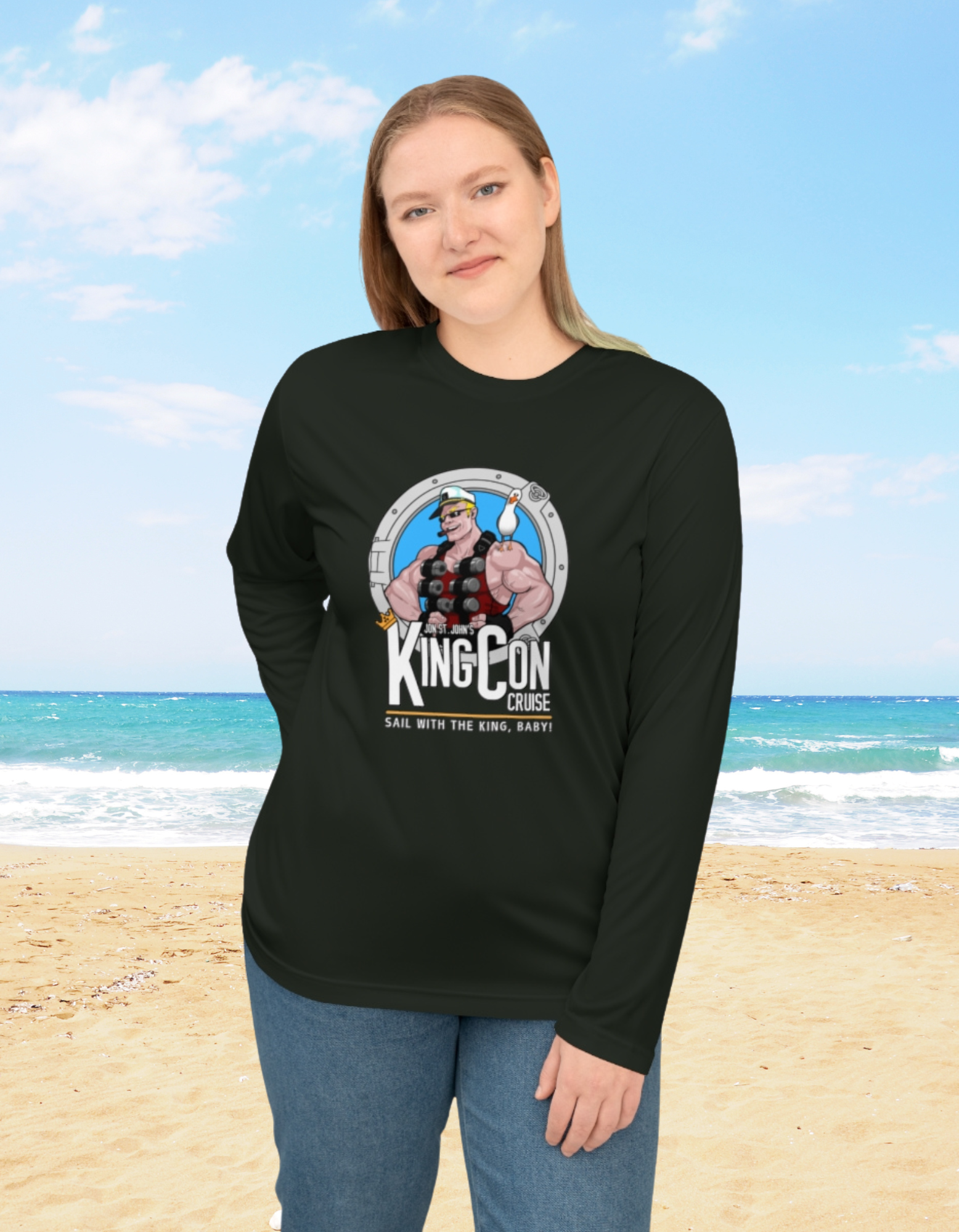 King Con Cruise Unisex UPF 30+ Performance Long Sleeve Shirt 