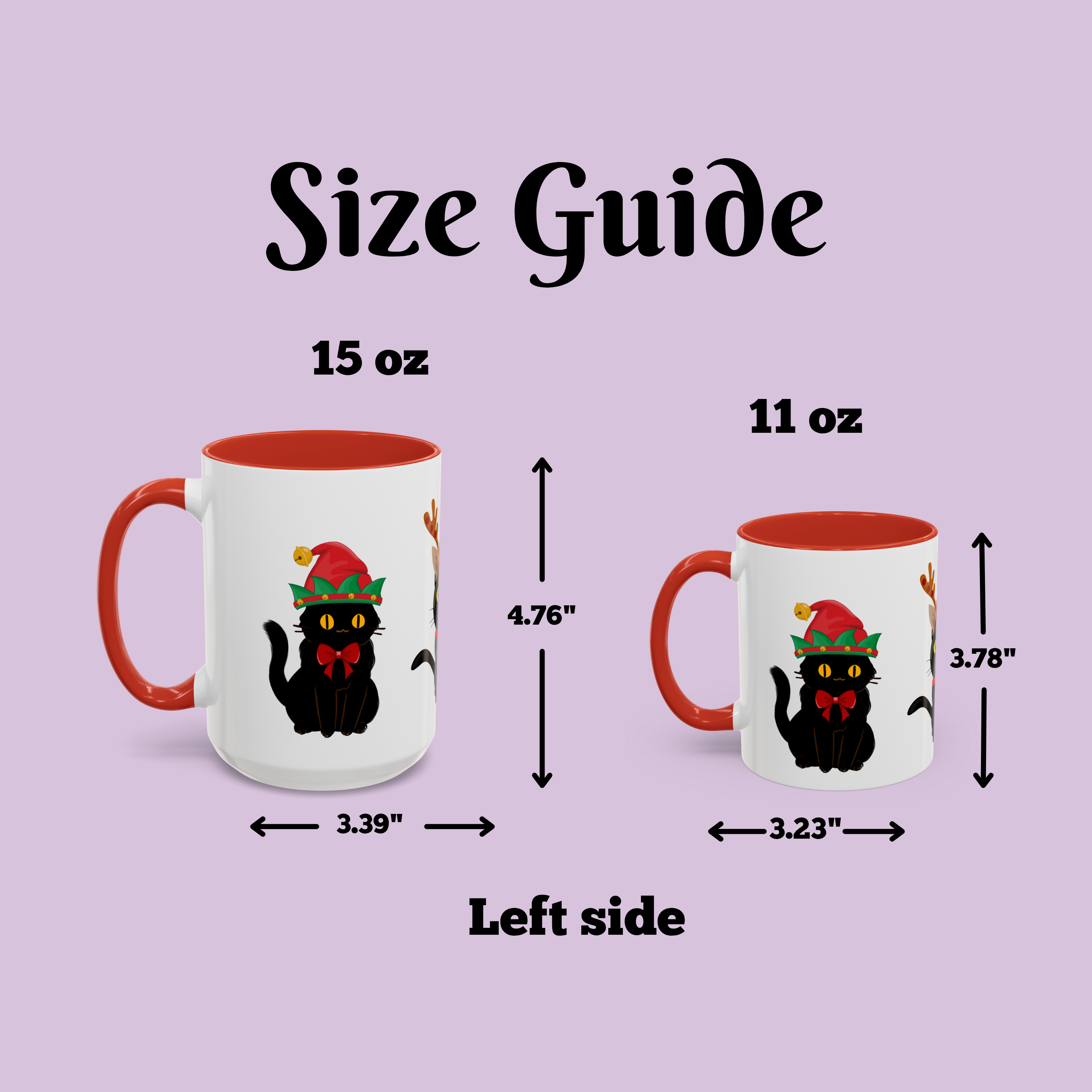 Christmas Cat Accent Coffee Mug product thumbnail image