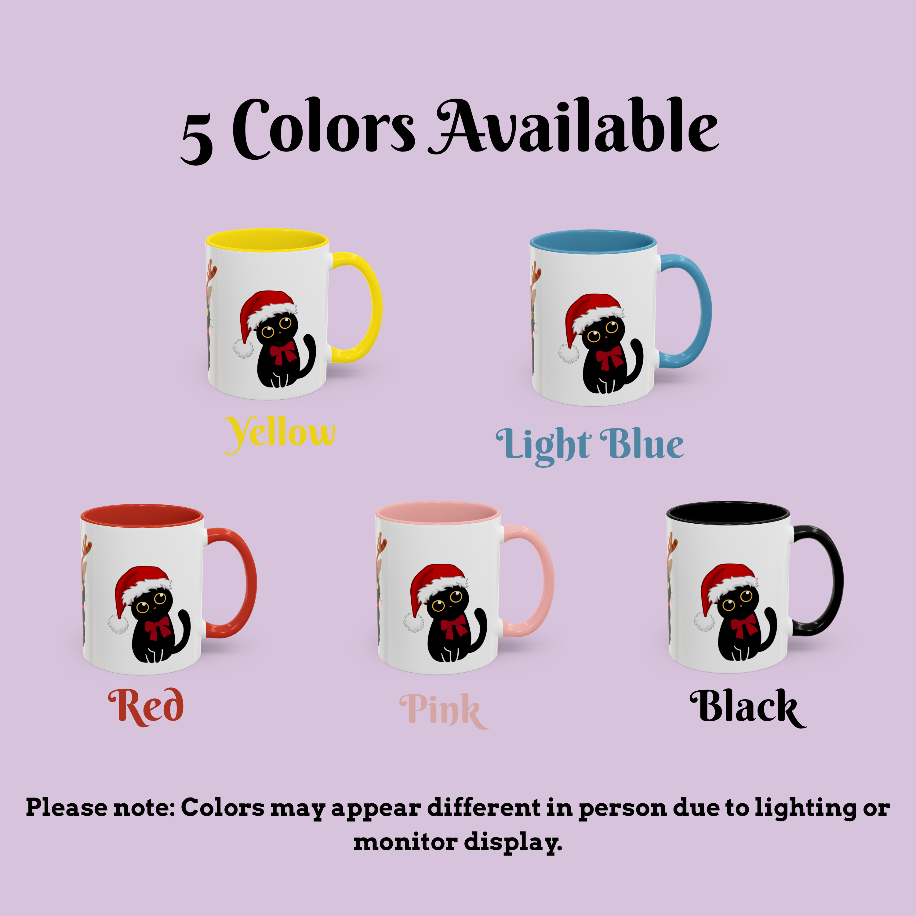 Christmas Cat Accent Coffee Mug product thumbnail image Christmas Cat Accent Coffee Mug product thumbnail image