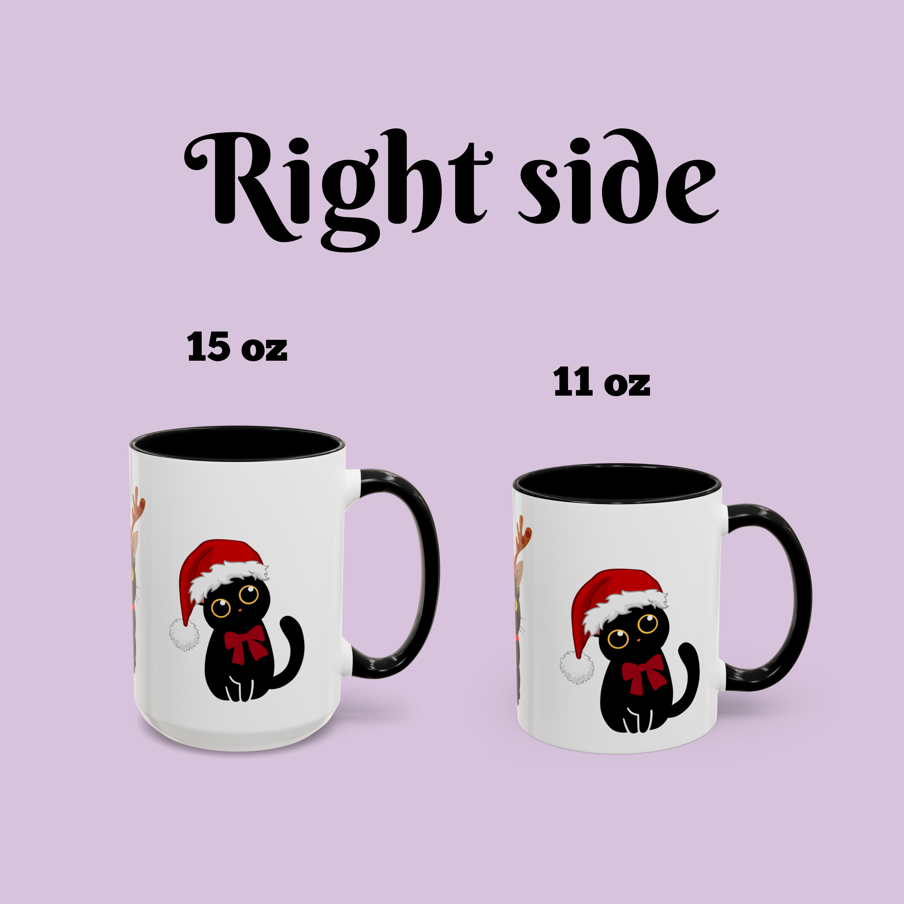 Christmas Cat Accent Coffee Mug product thumbnail image