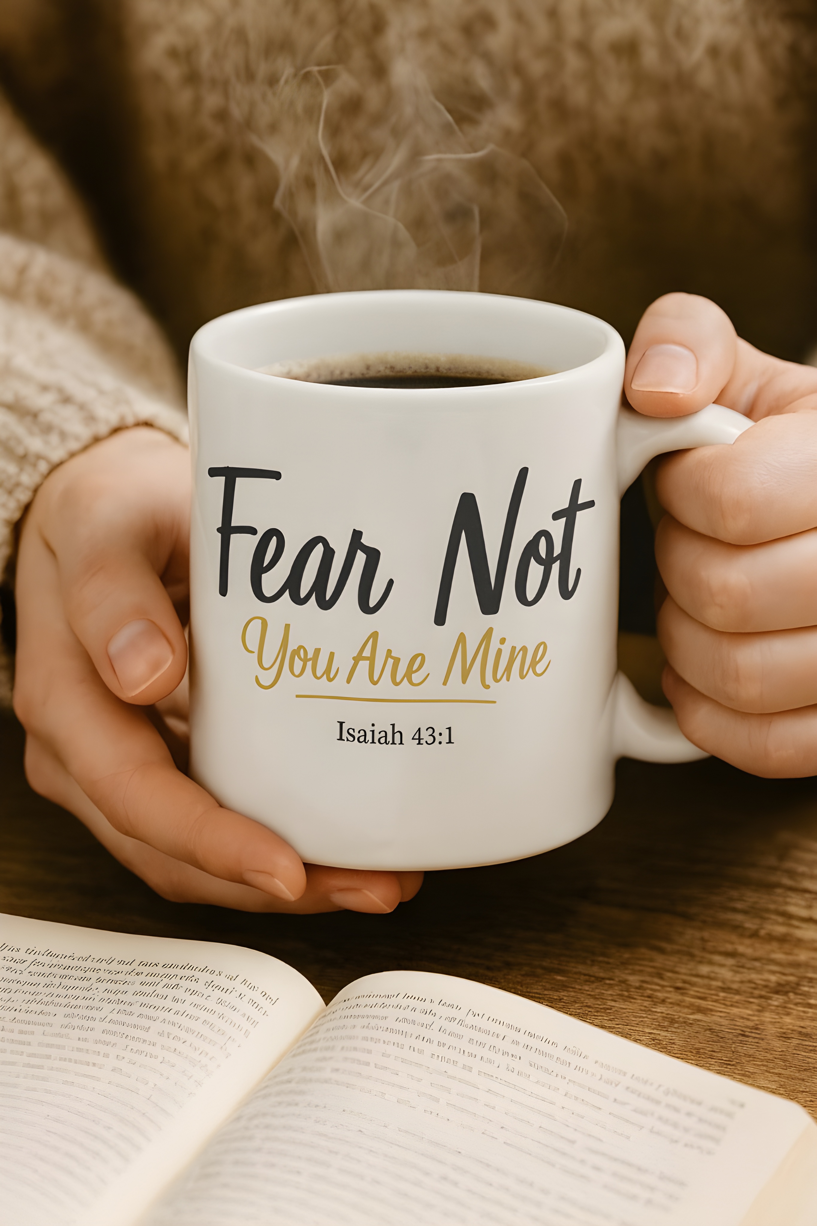 Fear Not You Are Mine Isaiah 43:1 Christian Mug – Faith-Based Scripture Coffee Cup, Inspirational Gift for Women and Men, Dishwasher & Microwave Safe 11oz or 15oz product thumbnail image Fear Not You Are Mine Isaiah 43:1 Christian Mug – Faith-Based Scripture Coffee Cup, Inspirational Gift for Women and Men, Dishwasher & Microwave Safe 11oz or 15oz product thumbnail image