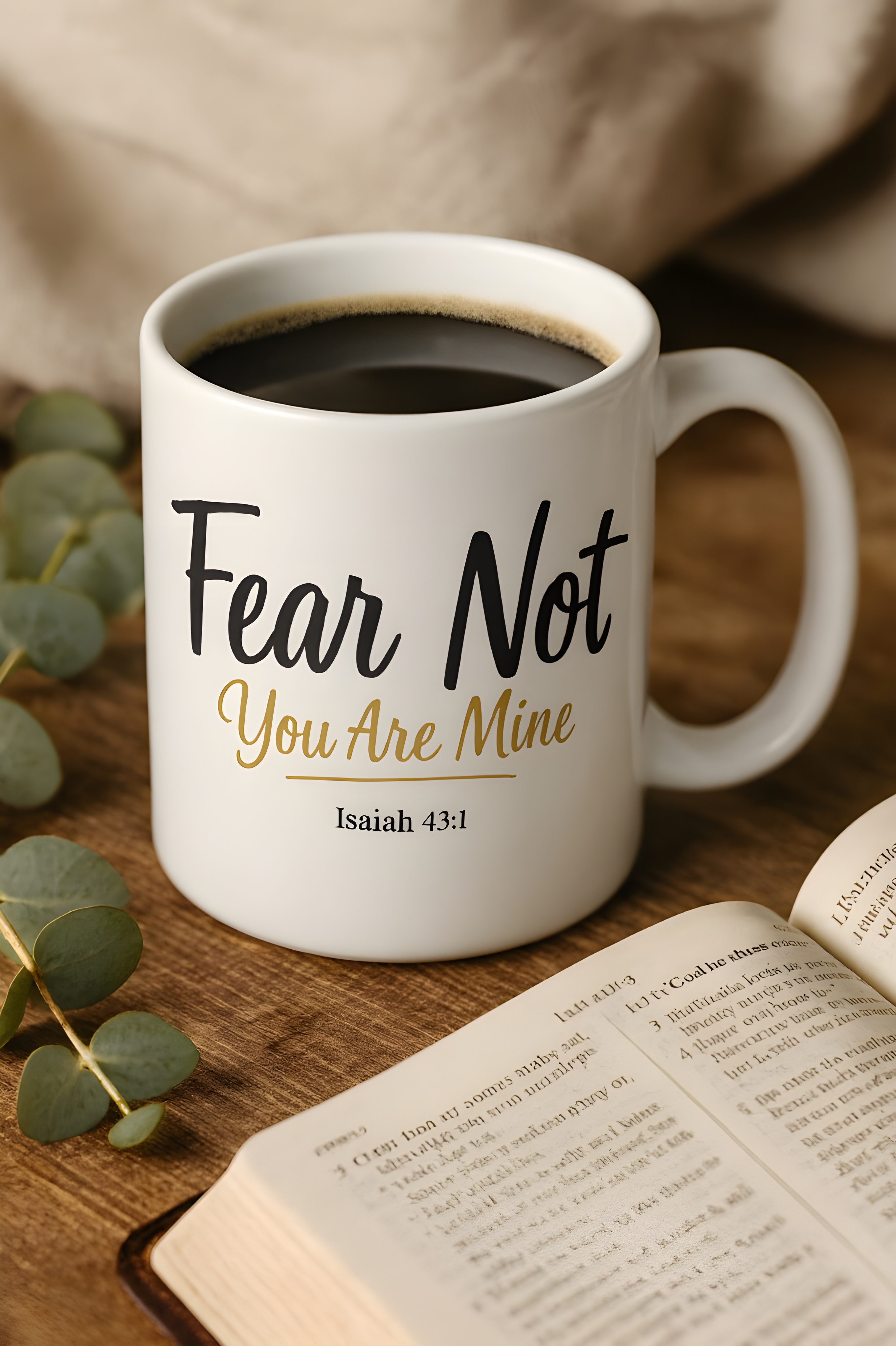 Fear Not You Are Mine Isaiah 43:1 Christian Mug – Faith-Based Scripture Coffee Cup, Inspirational Gift for Women and Men, Dishwasher & Microwave Safe 11oz or 15oz product thumbnail image Fear Not You Are Mine Isaiah 43:1 Christian Mug – Faith-Based Scripture Coffee Cup, Inspirational Gift for Women and Men, Dishwasher & Microwave Safe 11oz or 15oz product thumbnail image