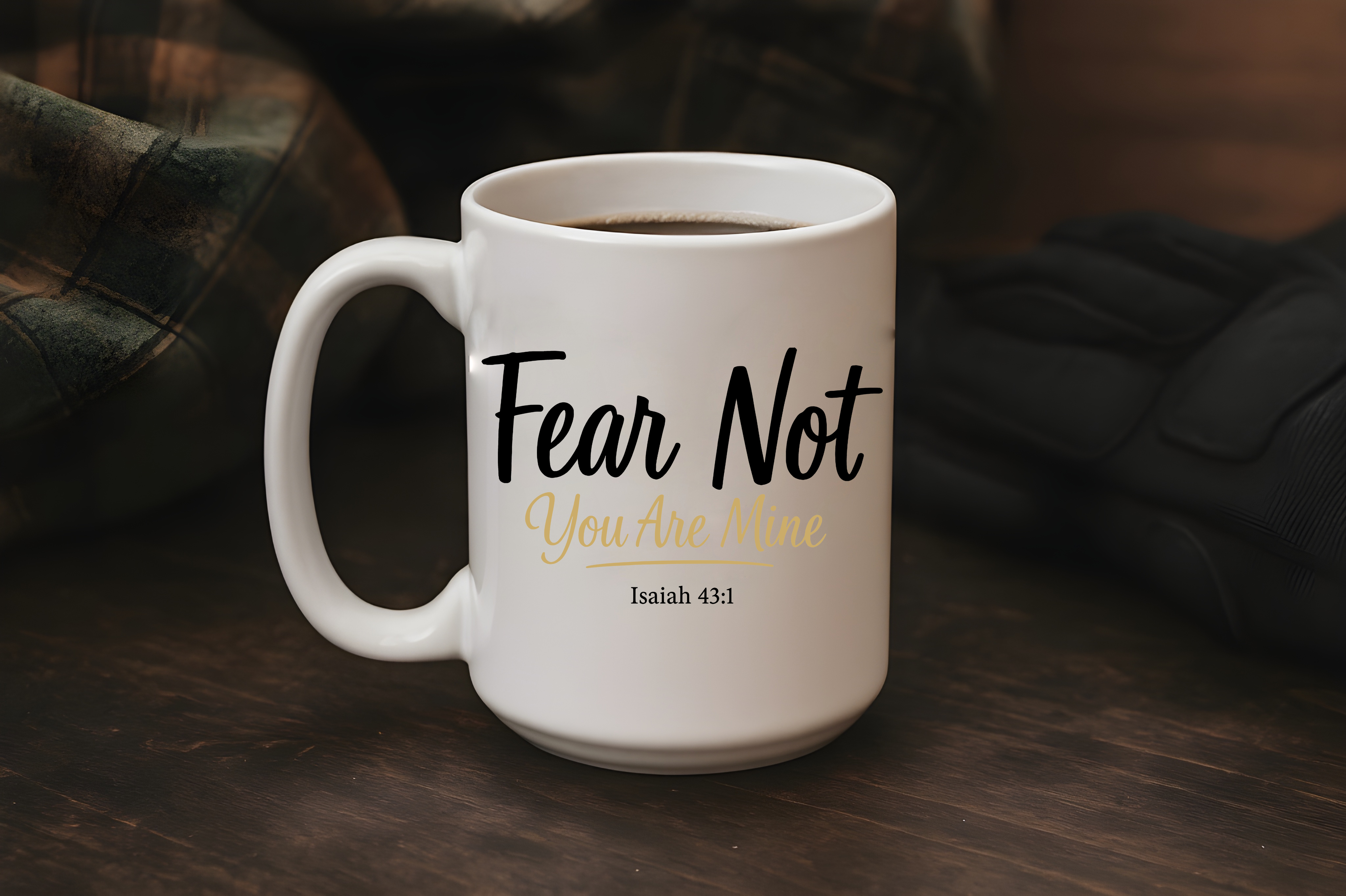 Fear Not You Are Mine Isaiah 43:1 Christian Mug – Faith-Based Scripture Coffee Cup, Inspirational Gift for Women and Men, Dishwasher & Microwave Safe 11oz or 15oz product thumbnail image Fear Not You Are Mine Isaiah 43:1 Christian Mug – Faith-Based Scripture Coffee Cup, Inspirational Gift for Women and Men, Dishwasher & Microwave Safe 11oz or 15oz product thumbnail image