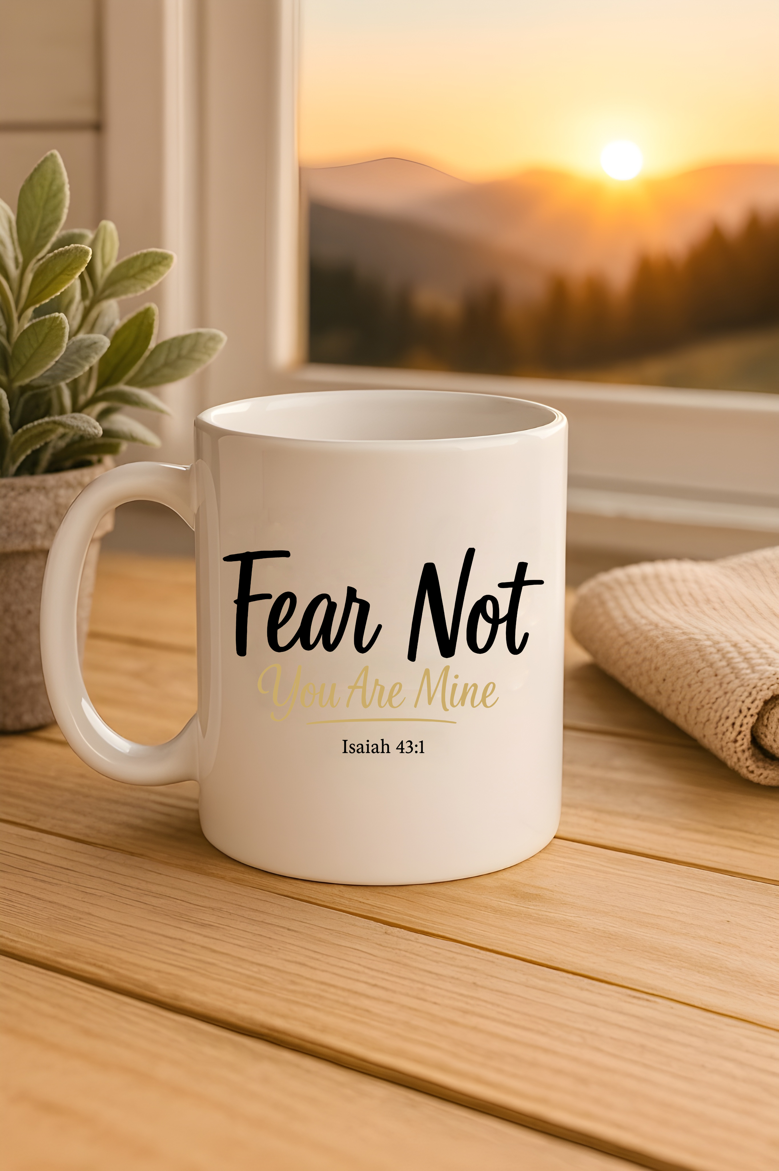 Fear Not You Are Mine Isaiah 43:1 Christian Mug – Faith-Based Scripture Coffee Cup, Inspirational Gift for Women and Men, Dishwasher & Microwave Safe 11oz or 15oz product thumbnail image Fear Not You Are Mine Isaiah 43:1 Christian Mug – Faith-Based Scripture Coffee Cup, Inspirational Gift for Women and Men, Dishwasher & Microwave Safe 11oz or 15oz product thumbnail image