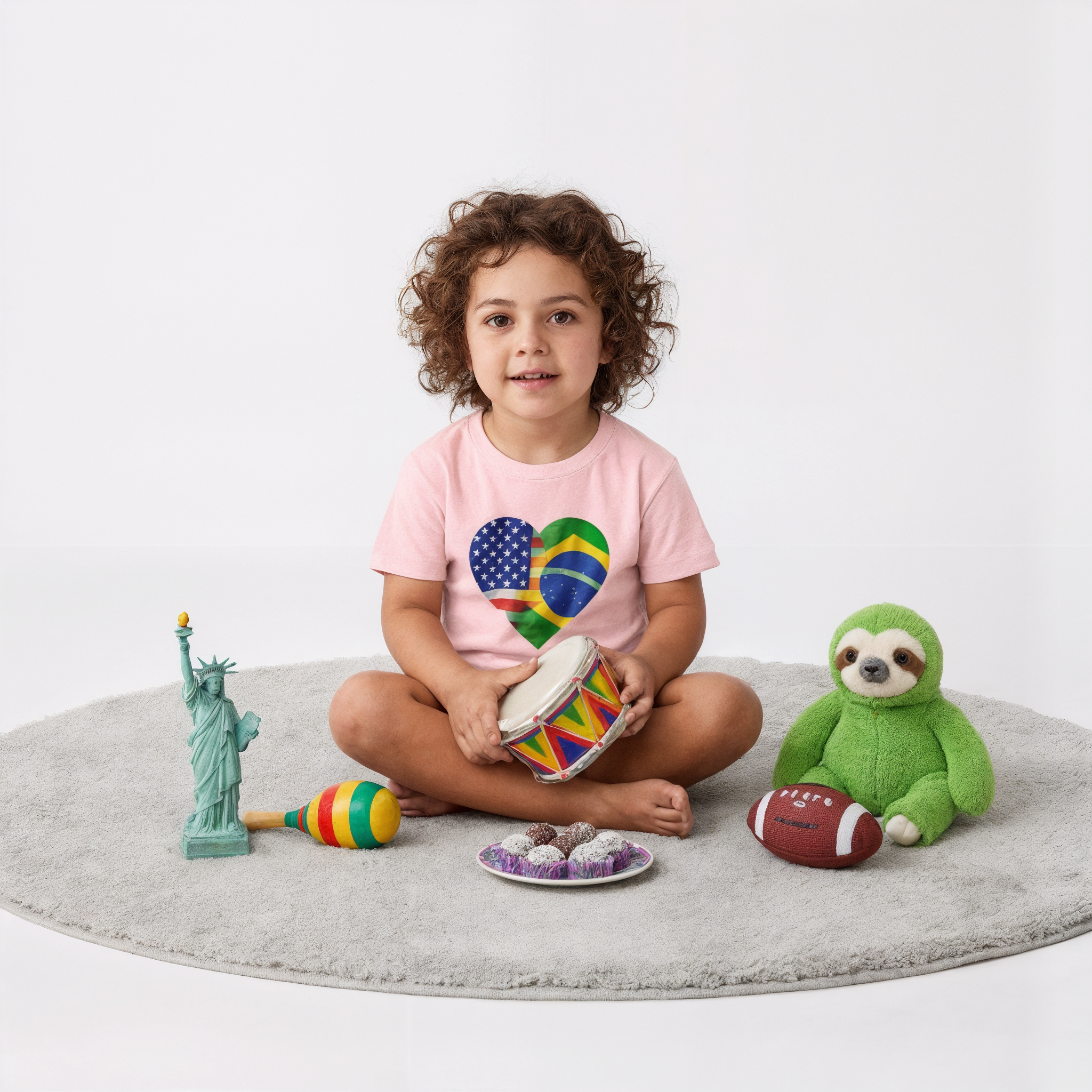 I Love Brazil-USA Crianças Toddler Brazil USA Brazil Heart Bicultural Children, Fusion, Unique Family Heritage Shirt kids Dia dos Namorados product thumbnail image I Love Brazil-USA Crianças Toddler Brazil USA Brazil Heart Bicultural Children, Fusion, Unique Family Heritage Shirt kids Dia dos Namorados product thumbnail image