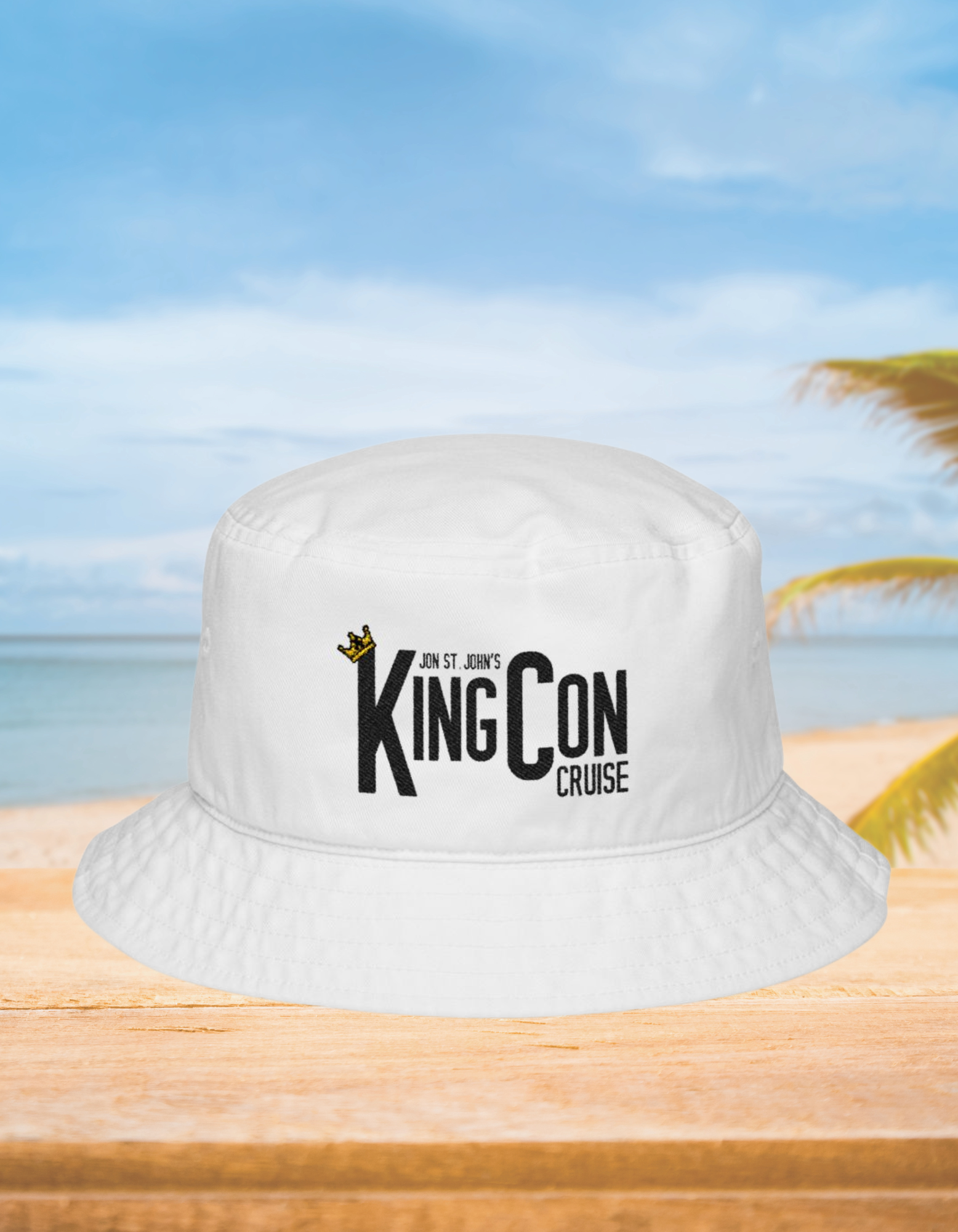 King Con Cruise Embroidered Bucket Hat product thumbnail image King Con Cruise Embroidered Bucket Hat product thumbnail image