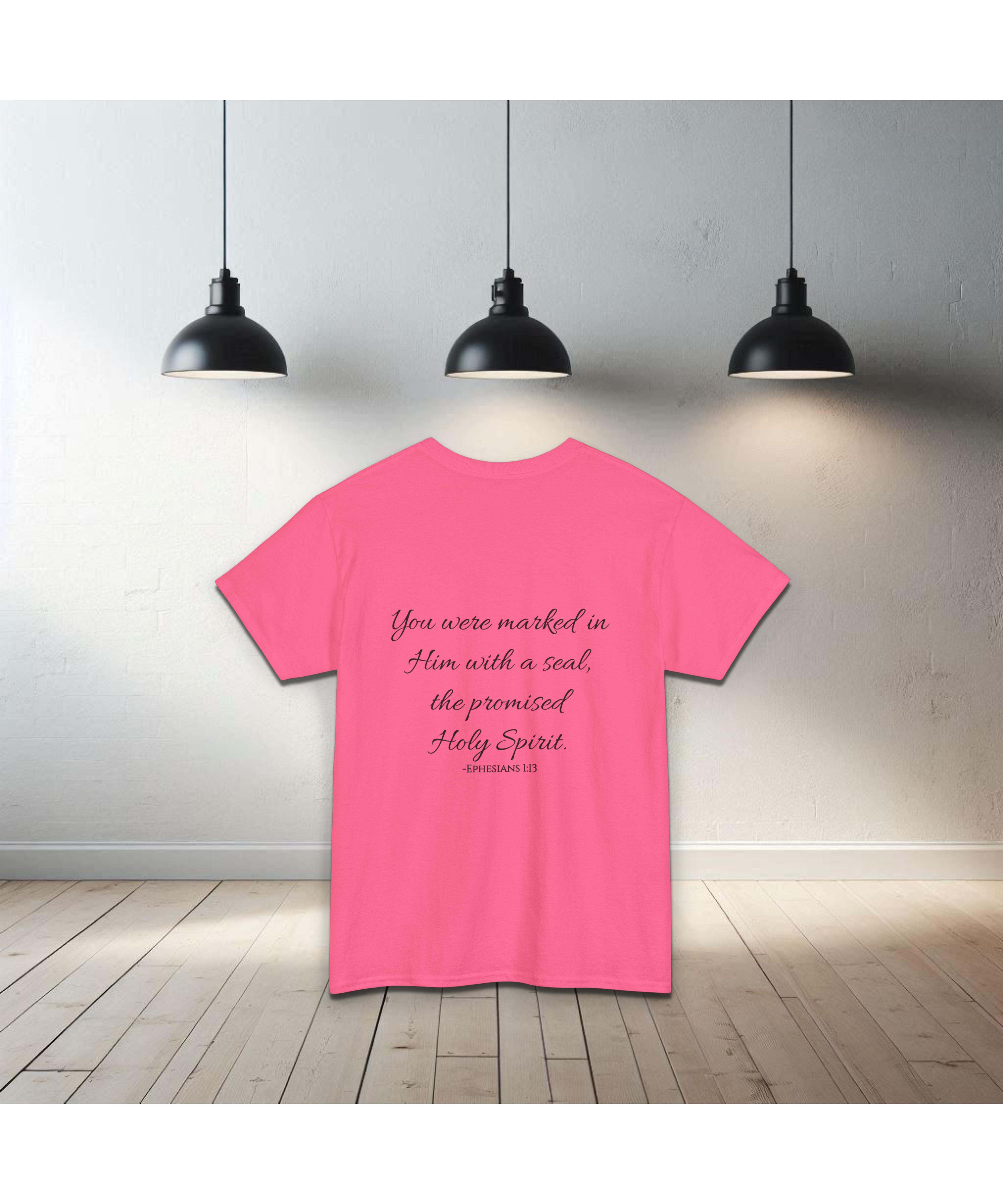 Sealed With His Love Ephesians 1:13 Christian Softstyle T-Shirt – Faith Identity Scripture Tee, Holy Spirit Promise Shirt, Inspirational Christian Apparel for Men and Women product thumbnail image