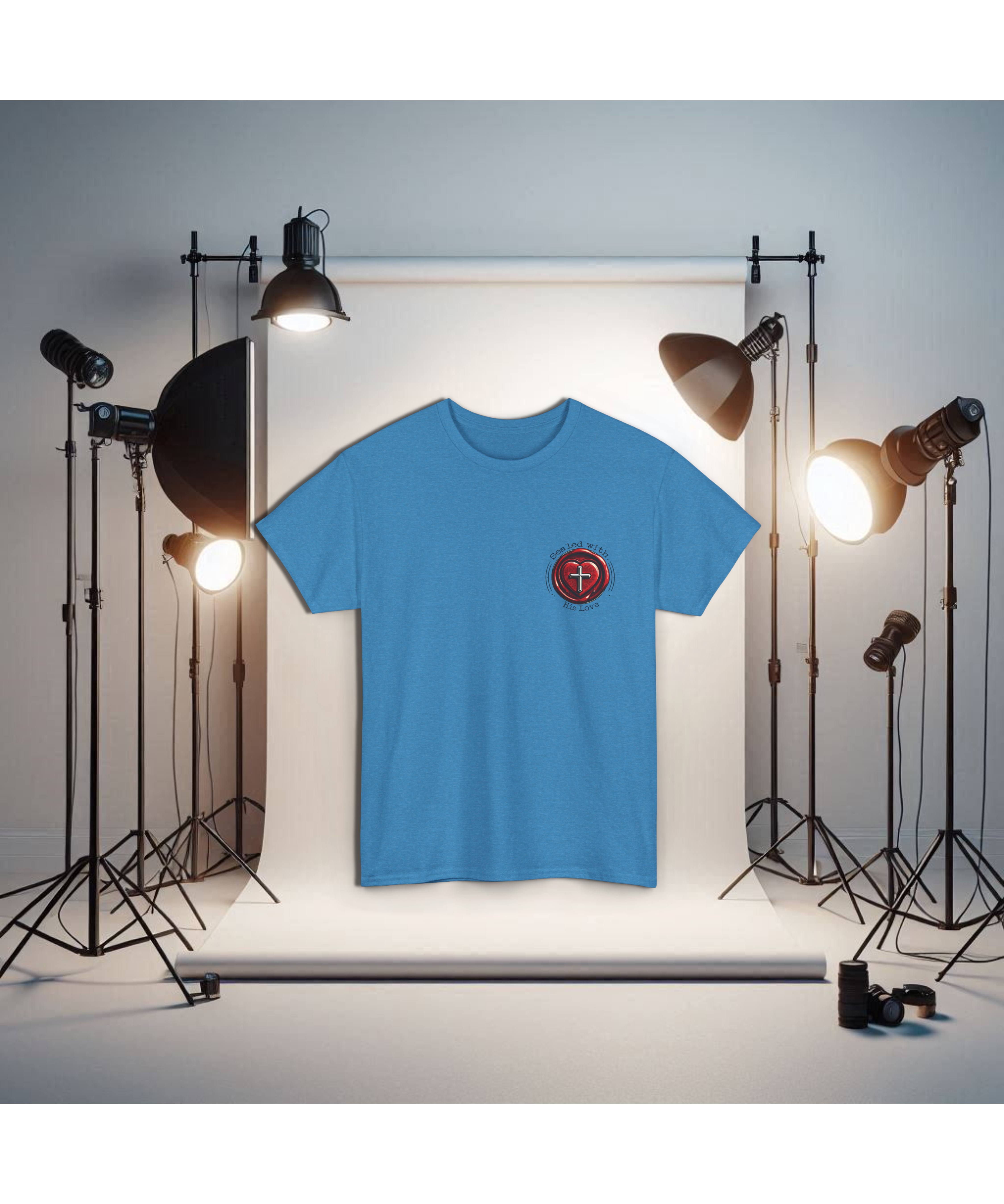 Sealed With His Love Ephesians 1:13 Christian Softstyle T-Shirt – Faith Identity Scripture Tee, Holy Spirit Promise Shirt, Inspirational Christian Apparel for Men and Women product thumbnail image Sealed With His Love Ephesians 1:13 Christian Softstyle T-Shirt – Faith Identity Scripture Tee, Holy Spirit Promise Shirt, Inspirational Christian Apparel for Men and Women product thumbnail image