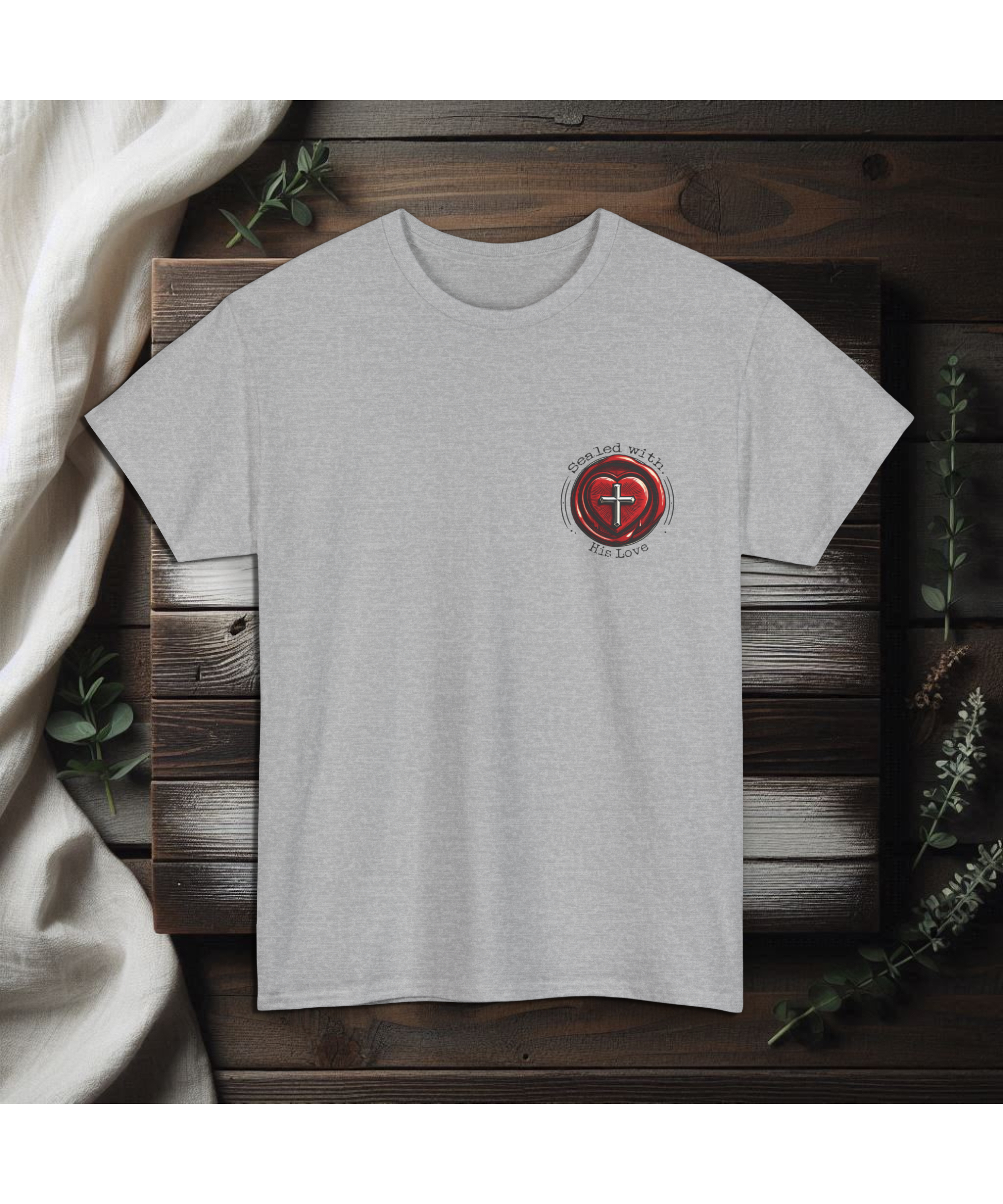 Sealed With His Love Ephesians 1:13 Christian Softstyle T-Shirt – Faith Identity Scripture Tee, Holy Spirit Promise Shirt, Inspirational Christian Apparel for Men and Women product thumbnail image Sealed With His Love Ephesians 1:13 Christian Softstyle T-Shirt – Faith Identity Scripture Tee, Holy Spirit Promise Shirt, Inspirational Christian Apparel for Men and Women product thumbnail image