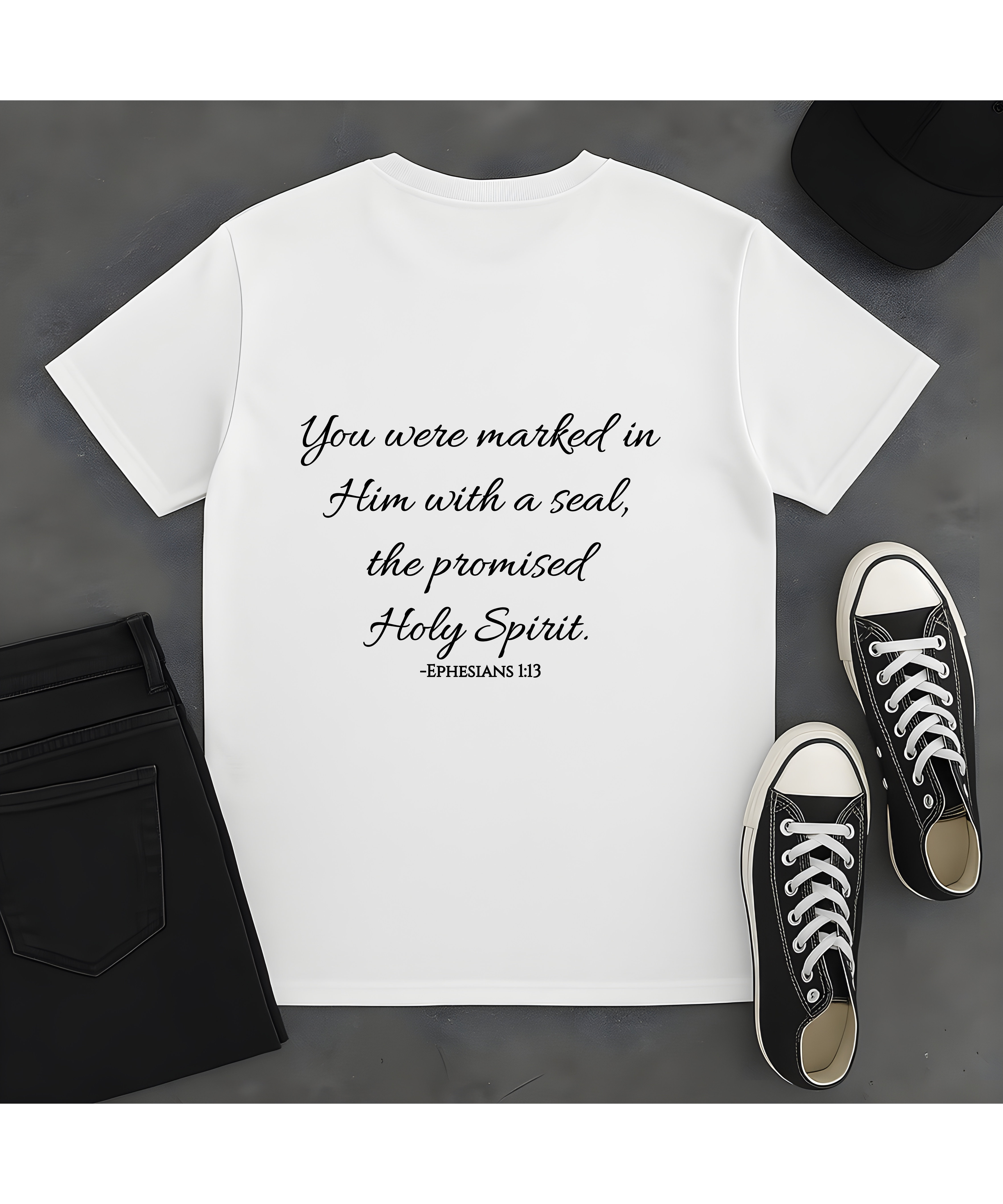 Sealed With His Love Ephesians 1:13 Christian Softstyle T-Shirt – Faith Identity Scripture Tee, Holy Spirit Promise Shirt, Inspirational Christian Apparel for Men and Women product thumbnail image Sealed With His Love Ephesians 1:13 Christian Softstyle T-Shirt – Faith Identity Scripture Tee, Holy Spirit Promise Shirt, Inspirational Christian Apparel for Men and Women product thumbnail image