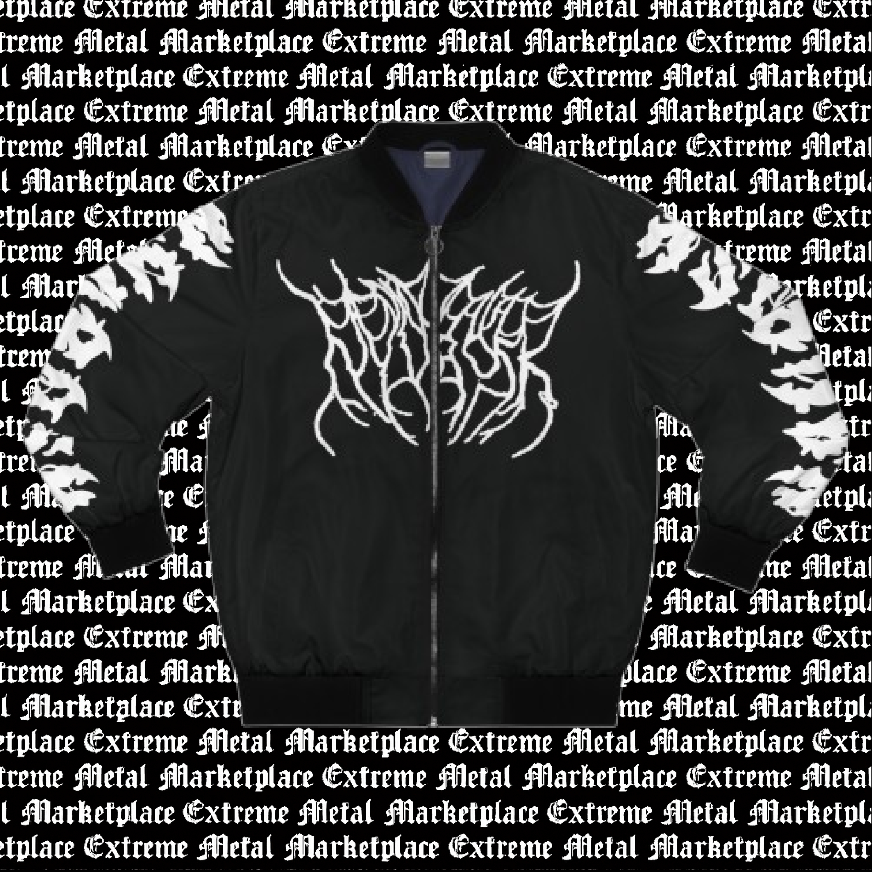 Nyvrosk "Inverted Aeons" Bomber Jacket product thumbnail image Nyvrosk "Inverted Aeons" Bomber Jacket product thumbnail image
