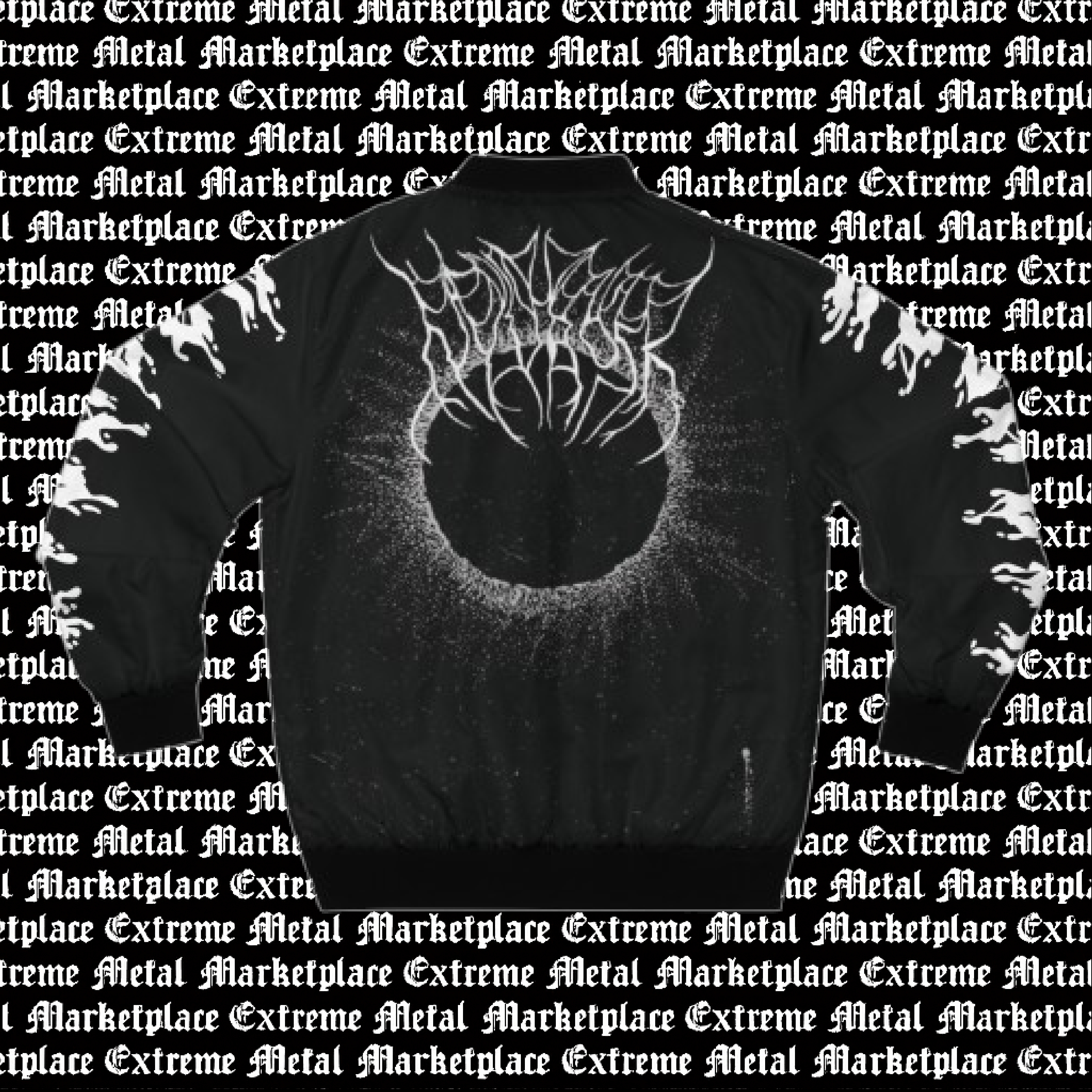 Nyvrosk "Inverted Aeons" Bomber Jacket product thumbnail image Nyvrosk "Inverted Aeons" Bomber Jacket product thumbnail image