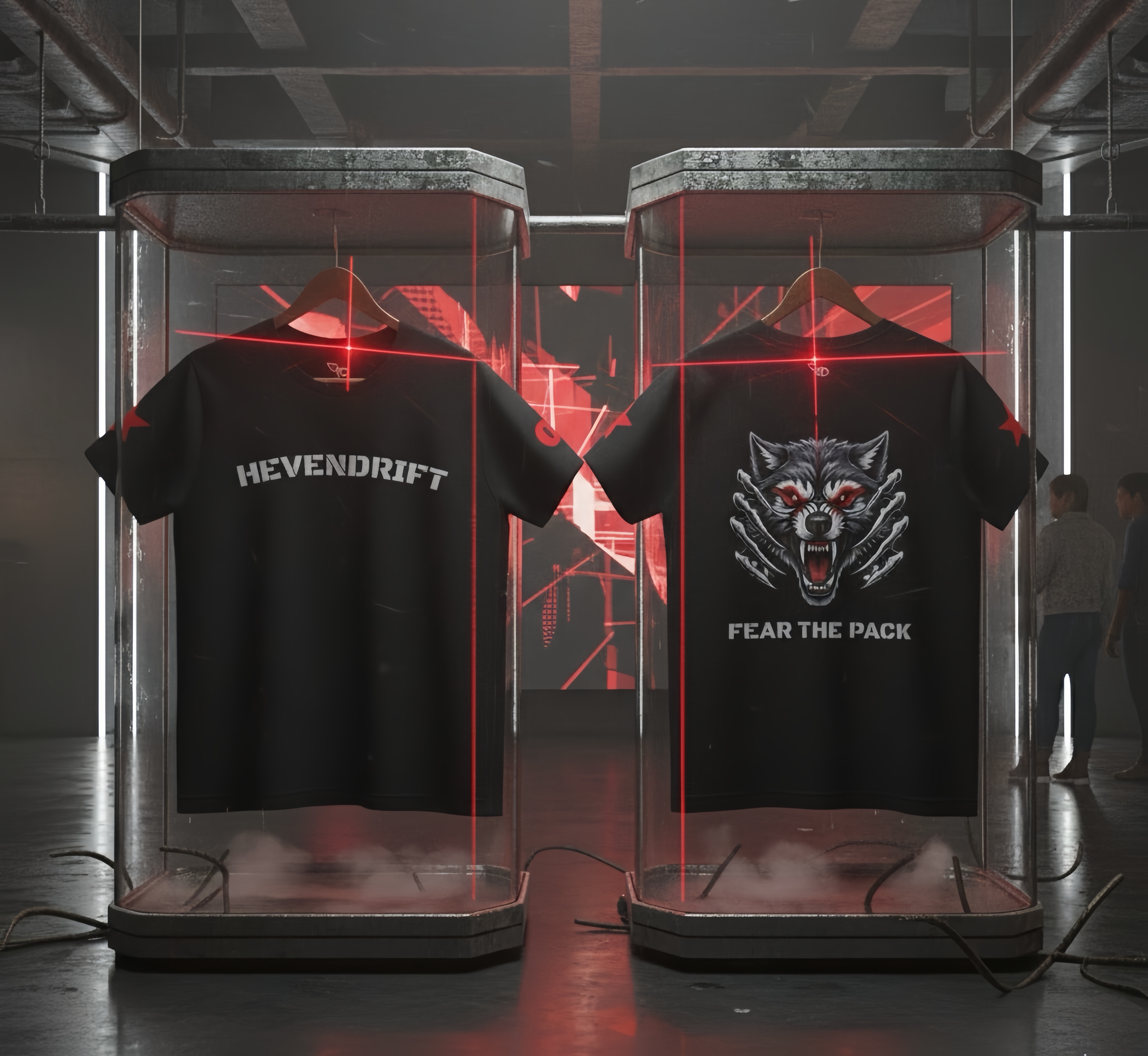 Fear the Pack WOLF Graphic Tee for Bold Style product thumbnail image