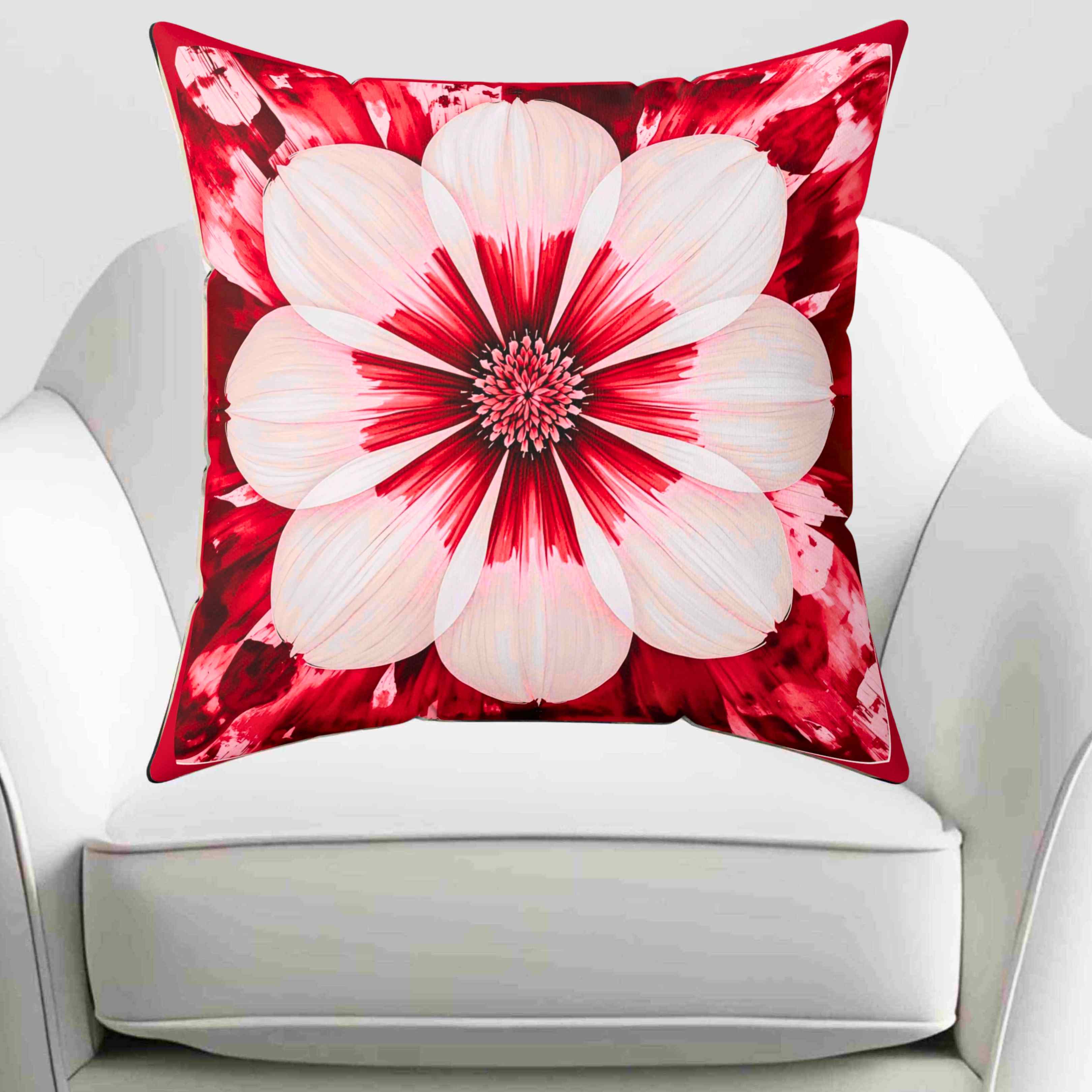 Floral Accent Pillow - Decorative Cushion, Home Decor, Gift for Her, Flower Pillow, Botanical Throw Pillow product thumbnail image