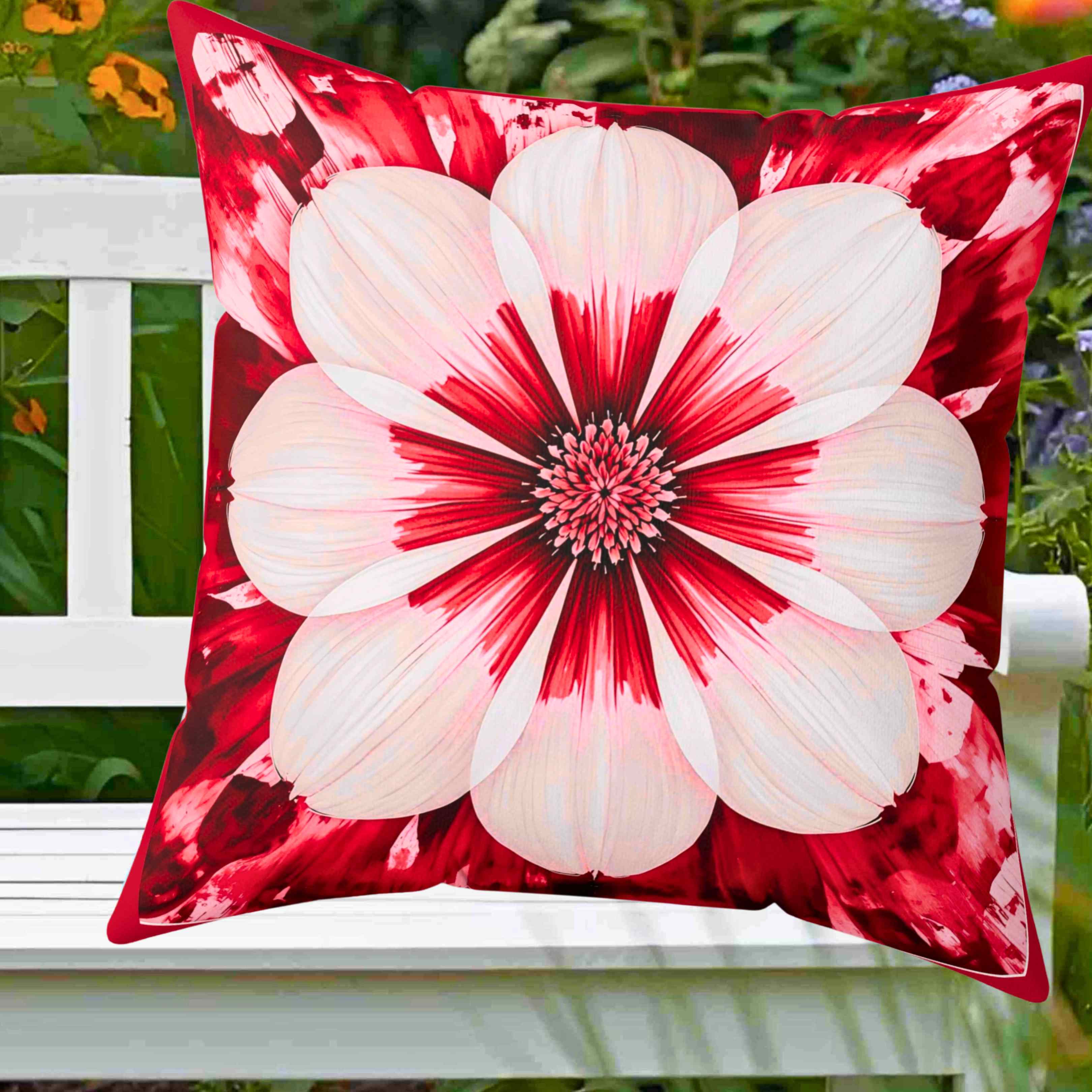 Floral Accent Pillow - Decorative Cushion, Home Decor, Gift for Her, Flower Pillow, Botanical Throw Pillow product thumbnail image