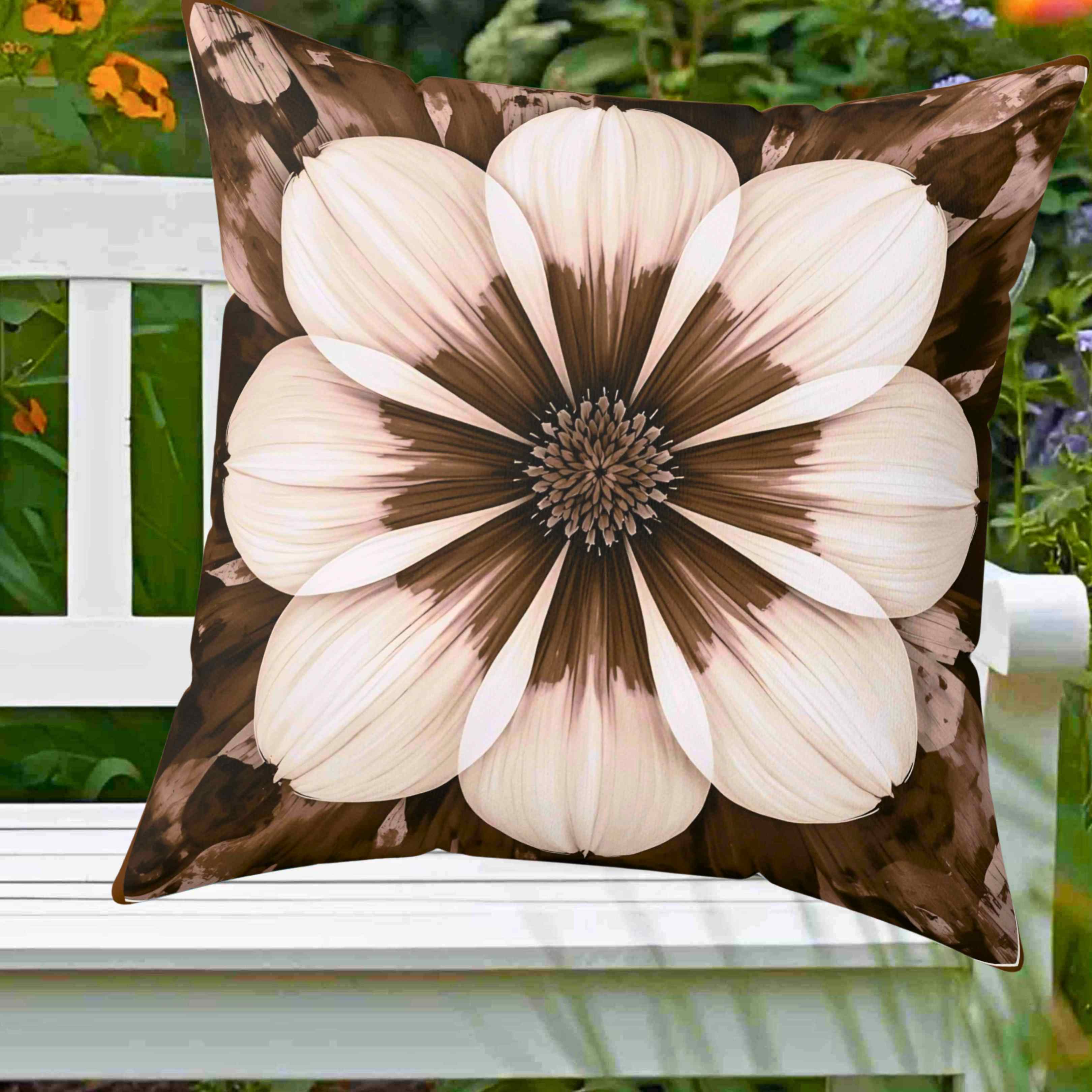 Elegant Floral Decorative Pillow, Home Decor, Accent Cushion, Living Room, Gift for Her, Floral Pillow Cover product thumbnail image