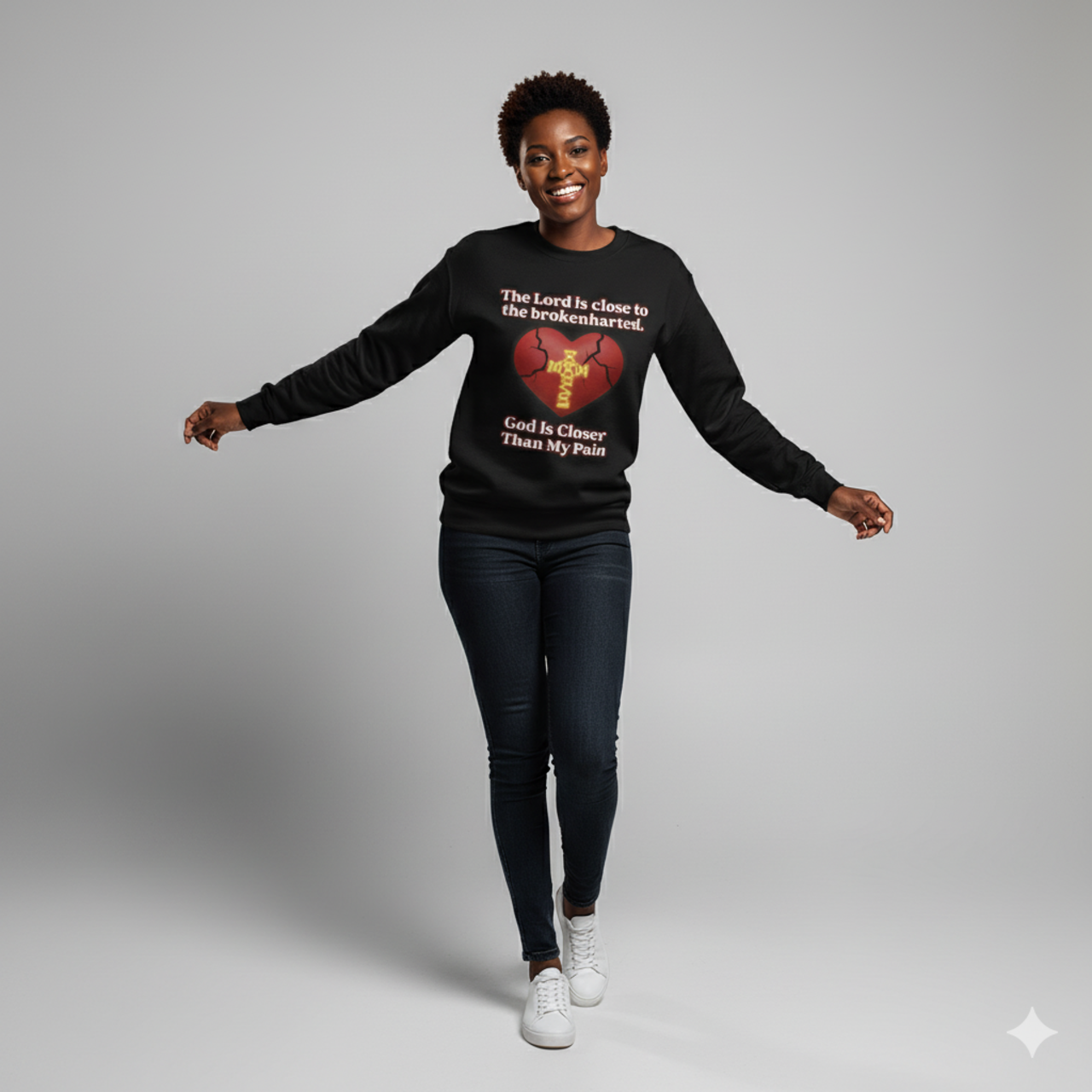 Comforting Crewneck Sweatshirt for the Brokenhearted product thumbnail image Comforting Crewneck Sweatshirt for the Brokenhearted product thumbnail image