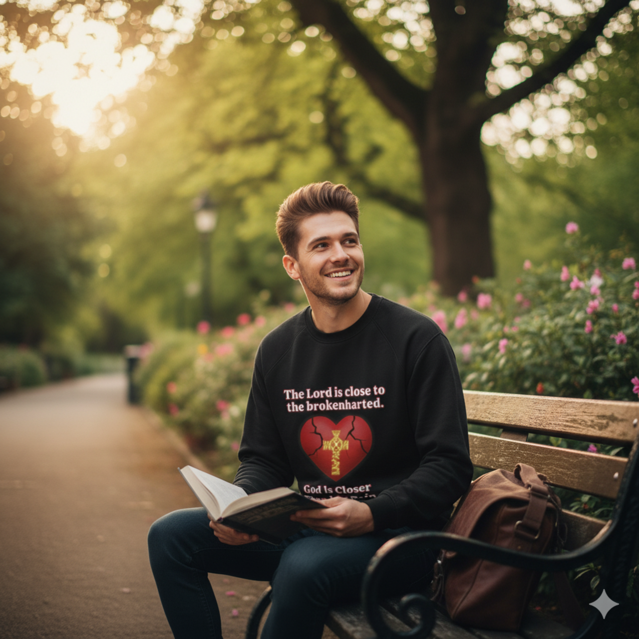 Comforting Crewneck Sweatshirt for the Brokenhearted product thumbnail image Comforting Crewneck Sweatshirt for the Brokenhearted product thumbnail image