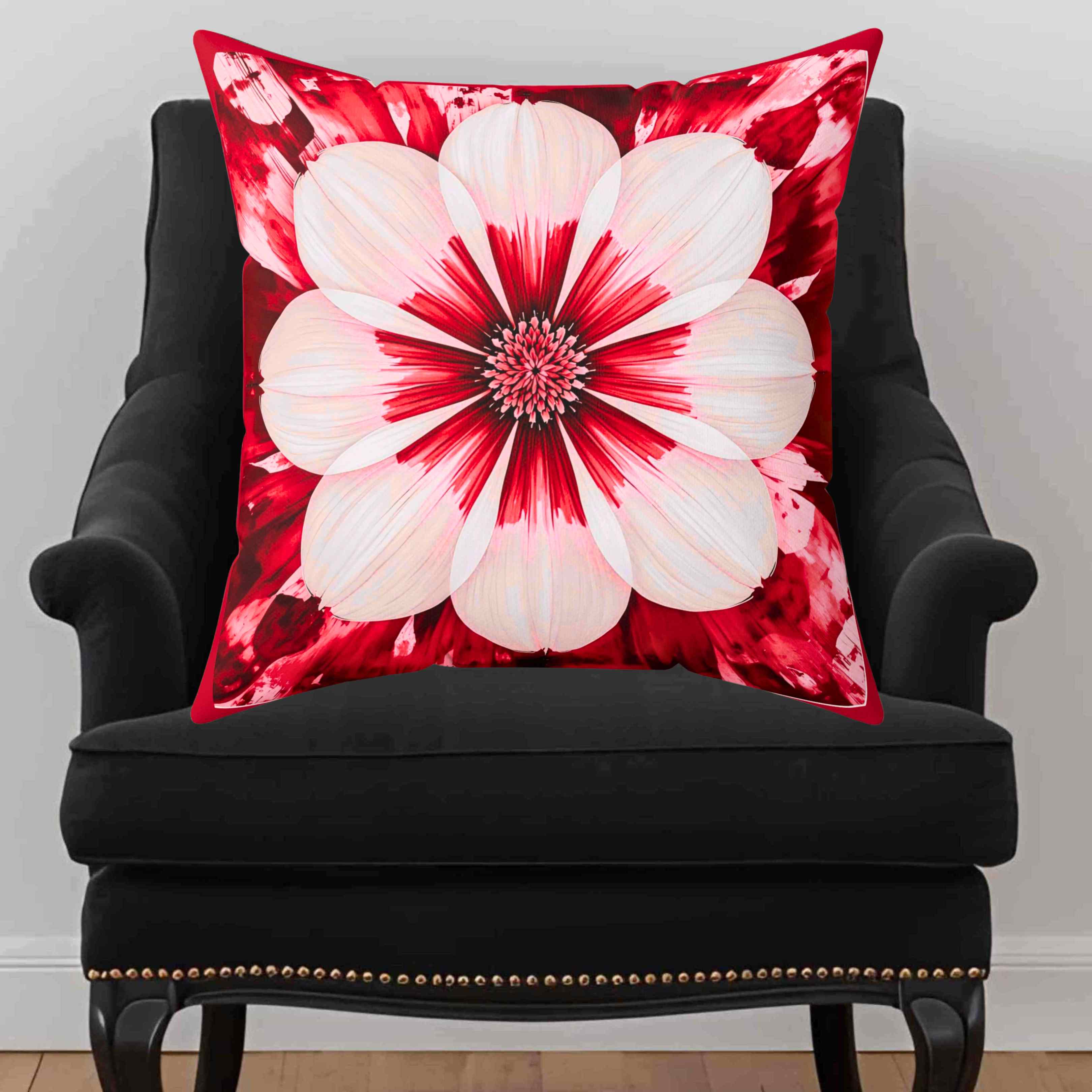 Floral Accent Pillow - Decorative Cushion, Home Decor, Gift for Her, Flower Pillow, Botanical Throw Pillow product thumbnail image