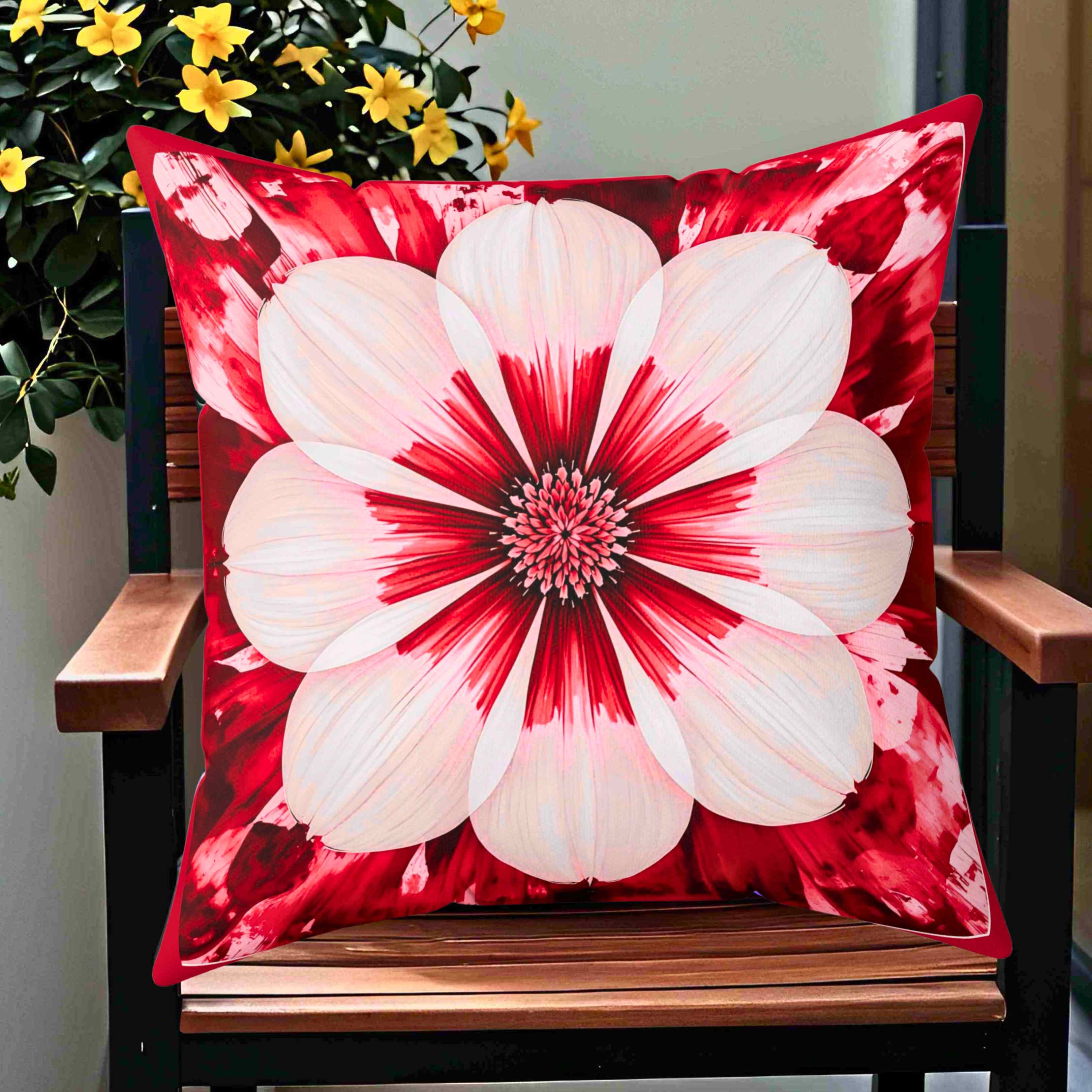 Floral Accent Pillow - Decorative Cushion, Home Decor, Gift for Her, Flower Pillow, Botanical Throw Pillow product thumbnail image