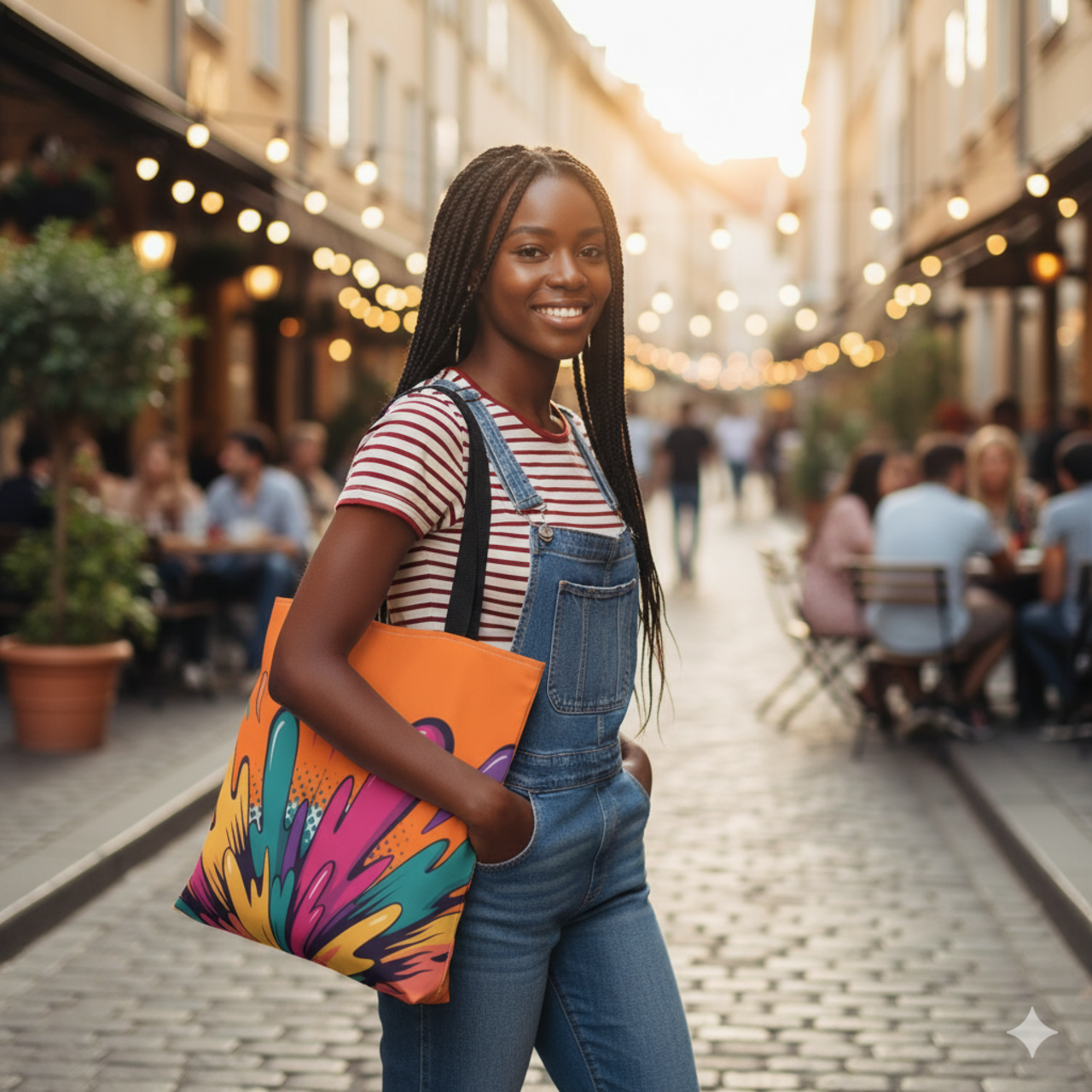 Colorful Splash Pattern Tote Bag - Vibrant, Fun Carryall for Everyday Use product thumbnail image Colorful Splash Pattern Tote Bag - Vibrant, Fun Carryall for Everyday Use product thumbnail image