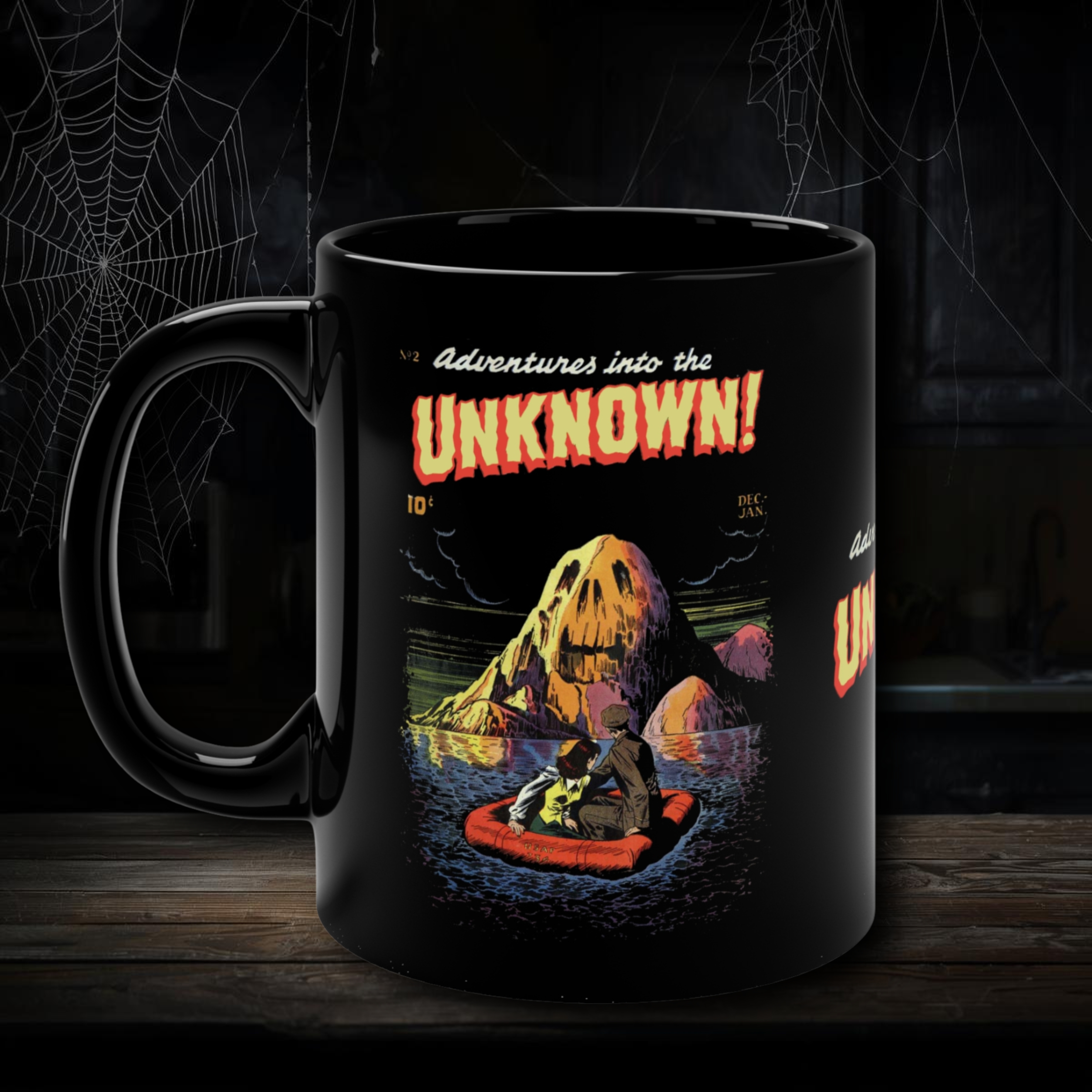 Mug - Adventures into the Unknown Vintage Comic Horror Comic Coffee Mug, 11oz product thumbnail image Mug - Adventures into the Unknown Vintage Comic Horror Comic Coffee Mug, 11oz product thumbnail image